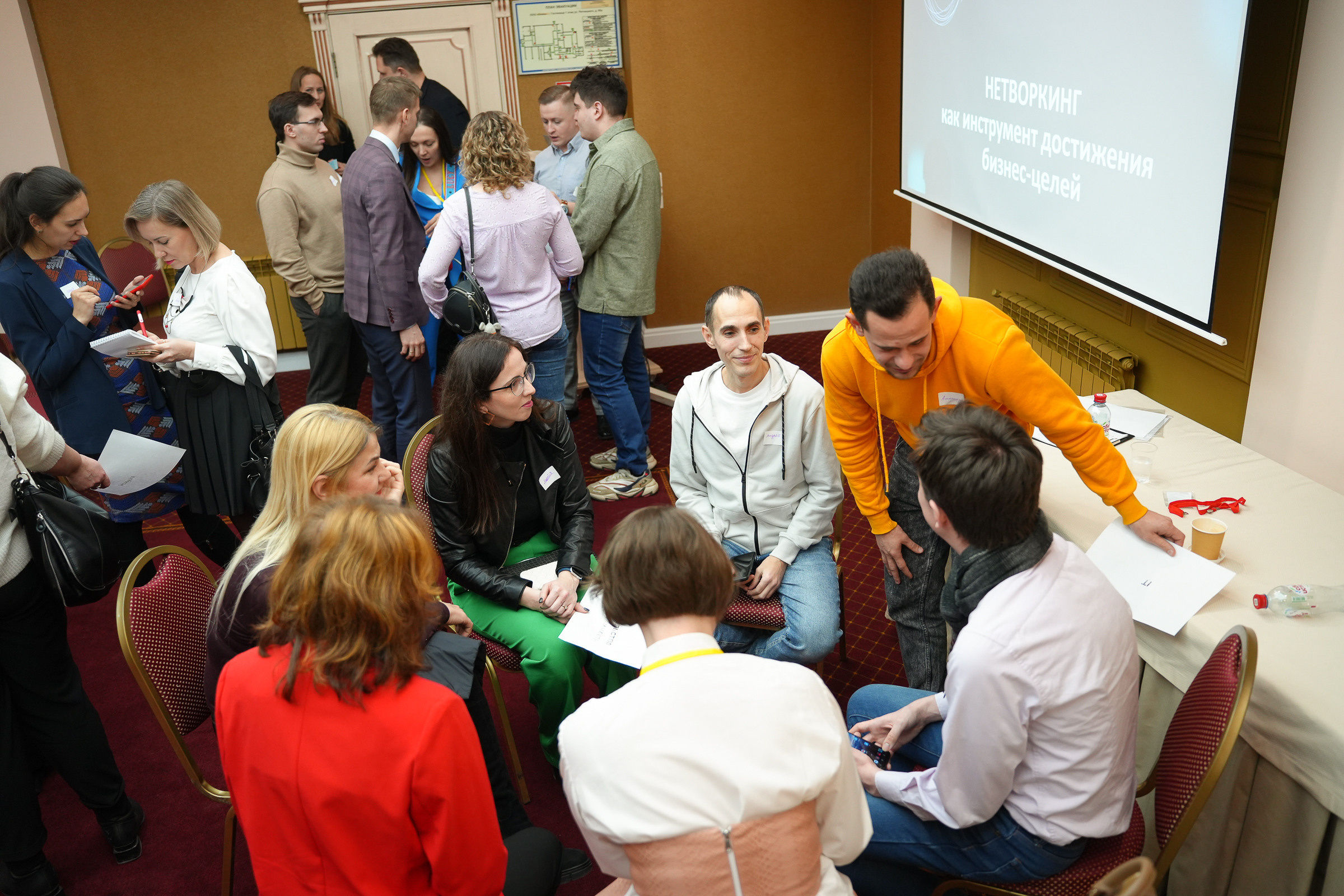 Командная работа. Мозговой штурм. Обмен опытом предпринимателей