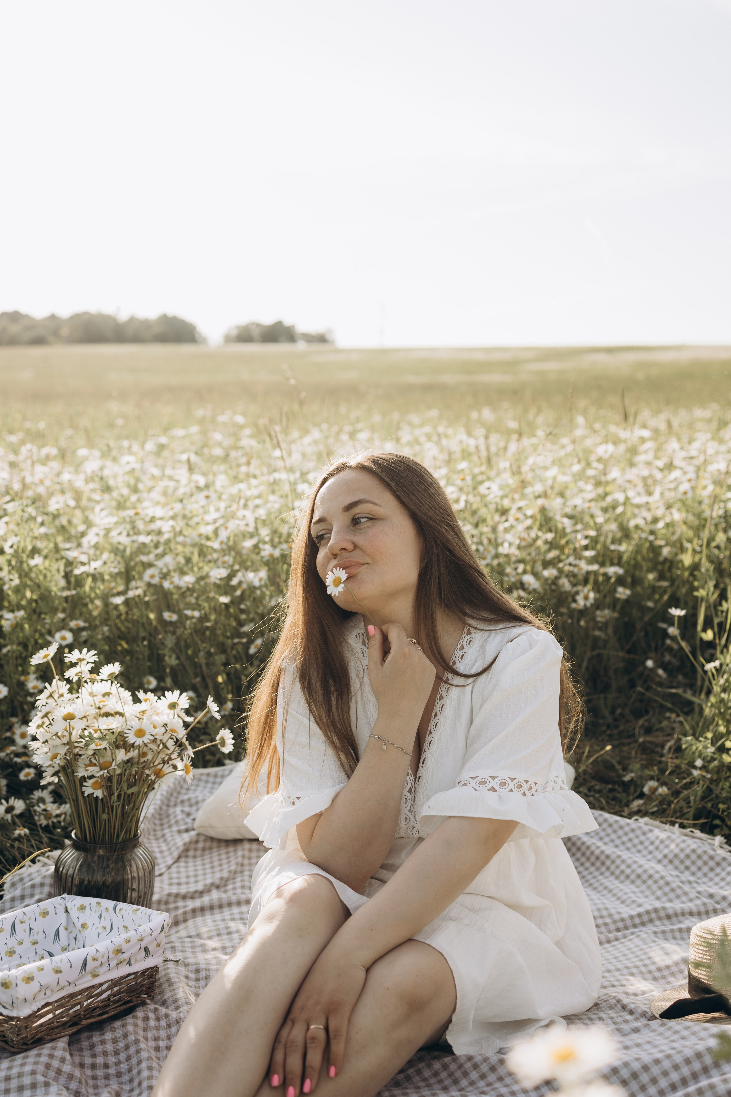 Маша и ромашки. Семейный фотограф в Москве Виктория Ястребинская