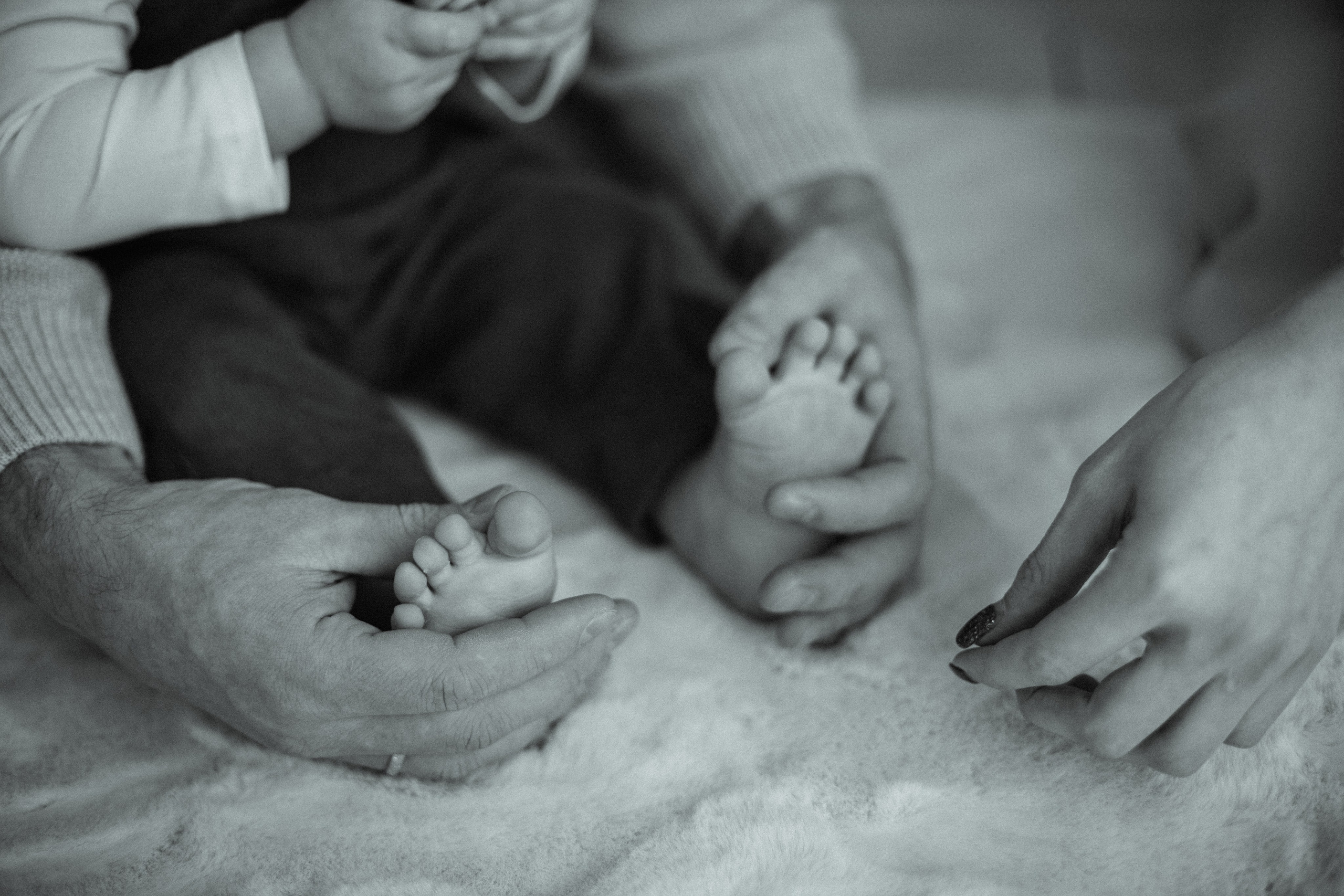 Семейная съёмка в студии. Фотограф Анна Лазарева