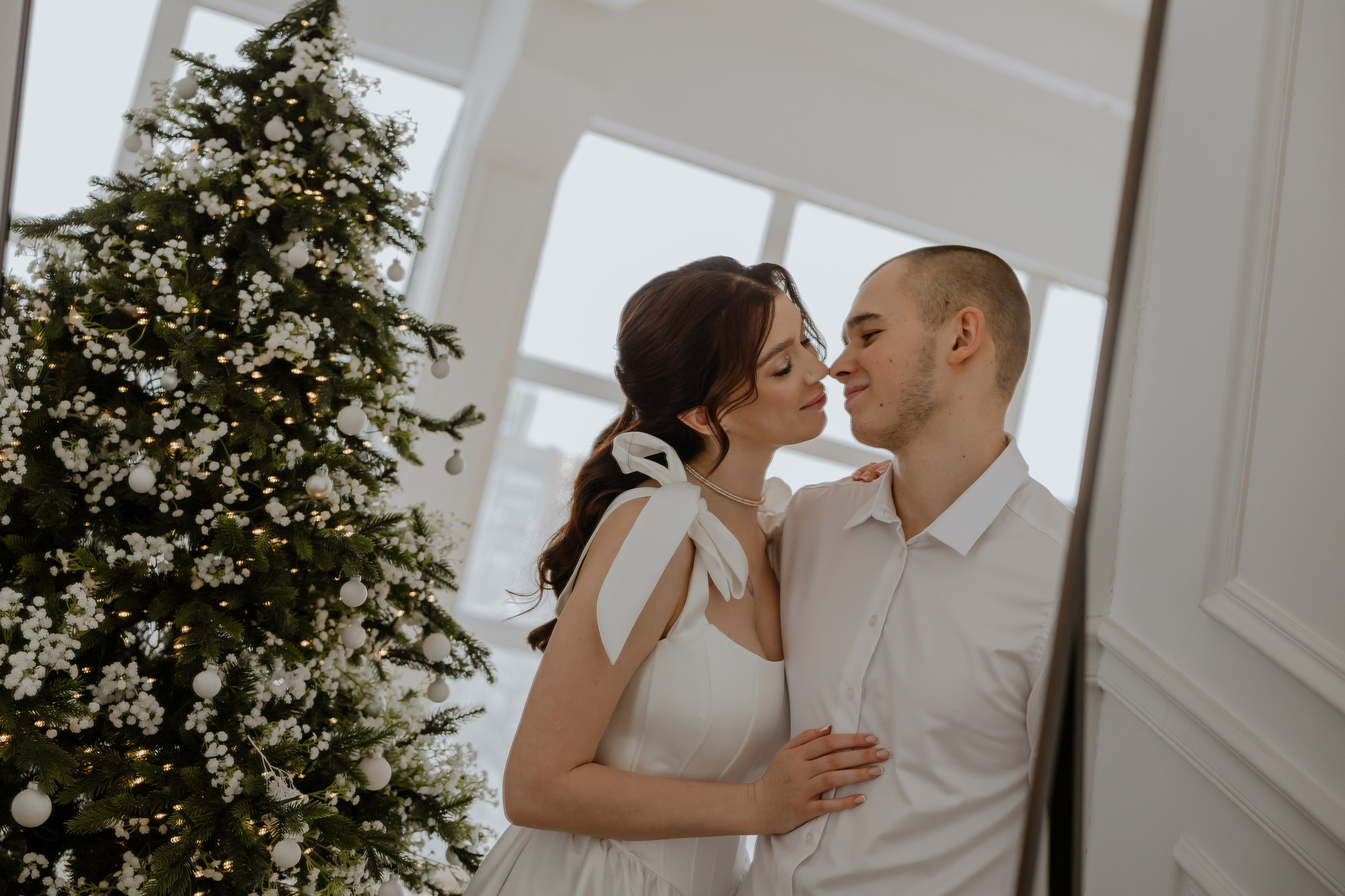 Свадебная фотосессия в студии. Фотограф в Новосибирске Екатерина Васильева