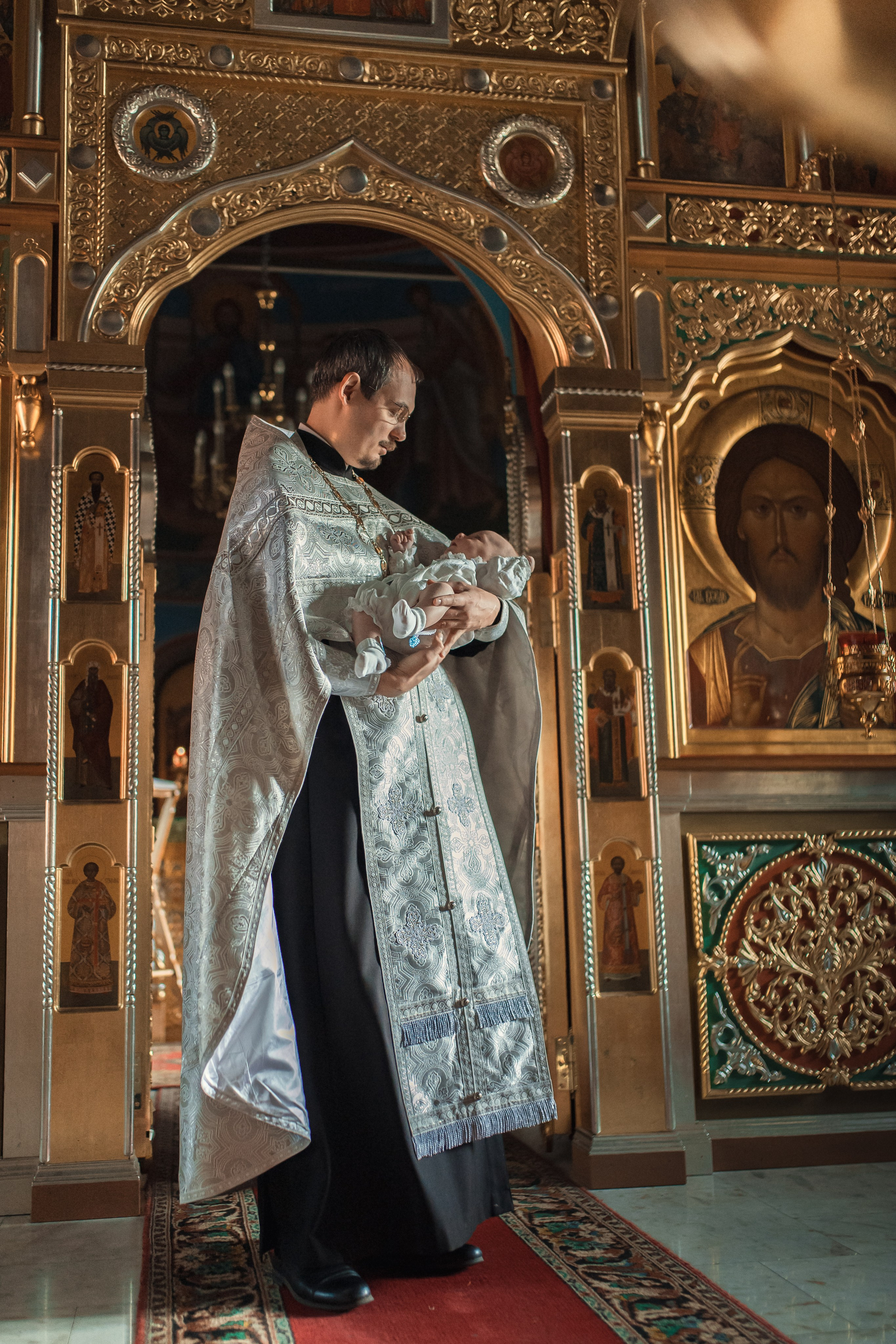 Крещение в Знаменской Церкви г. Переславль Залесский. Профессиональный фотограф в Москве и Мо Мария Шантарёва