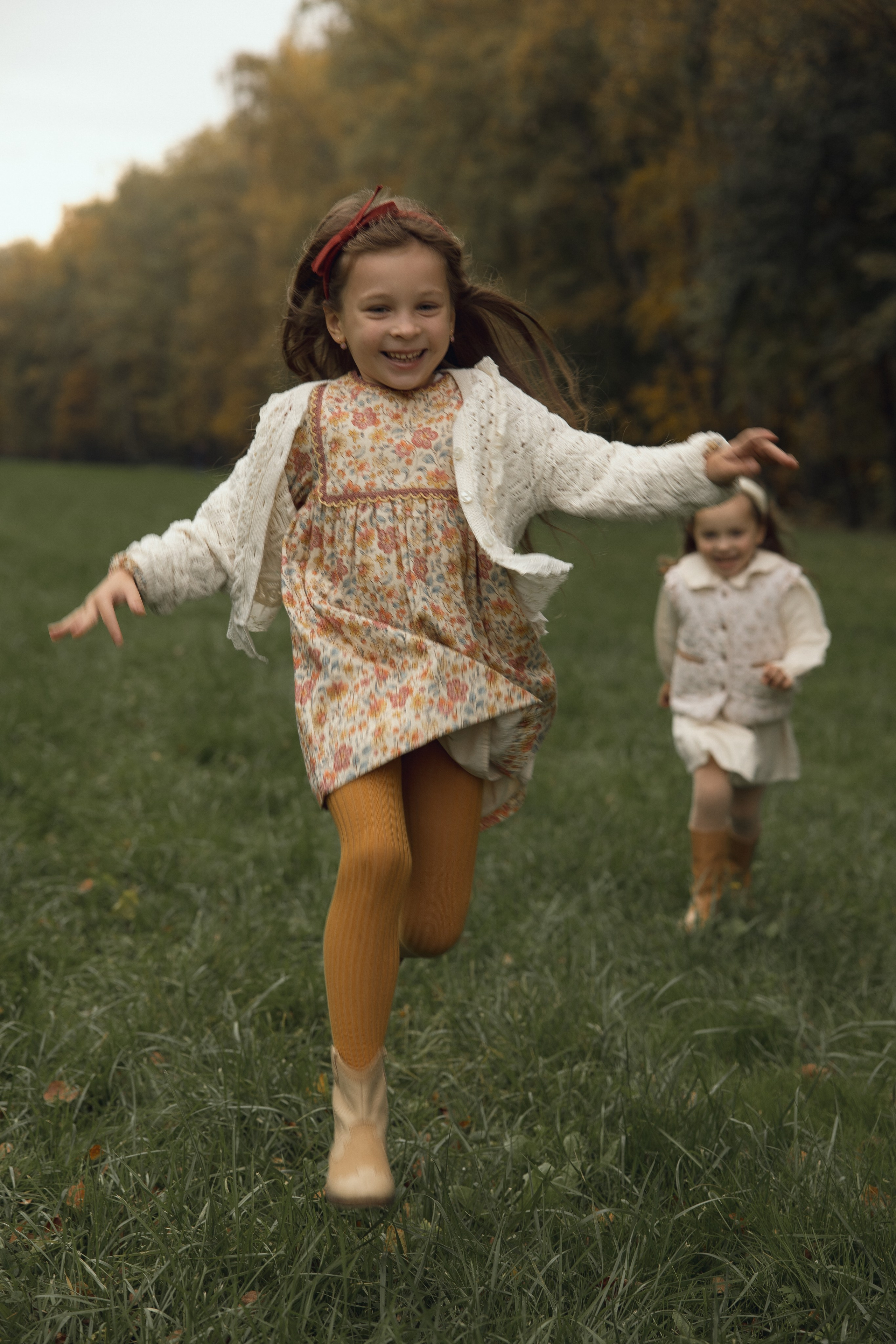 Листопад и дети. Семейный фотограф в городе Тула Любовь Сабирова