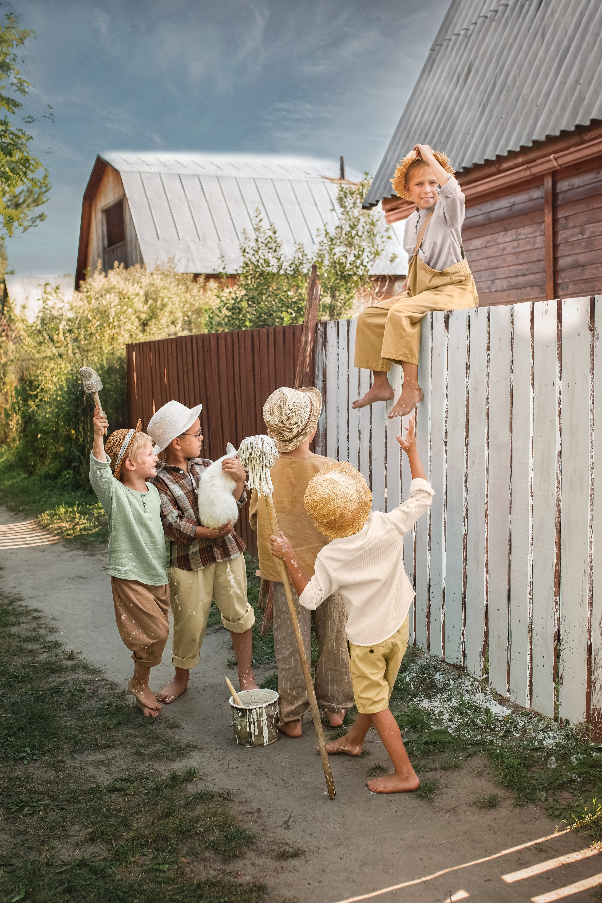 Детские фотопроекты. Семейный и детский фотограф Новосибирск Ольга Казакова. Съёмки в муке