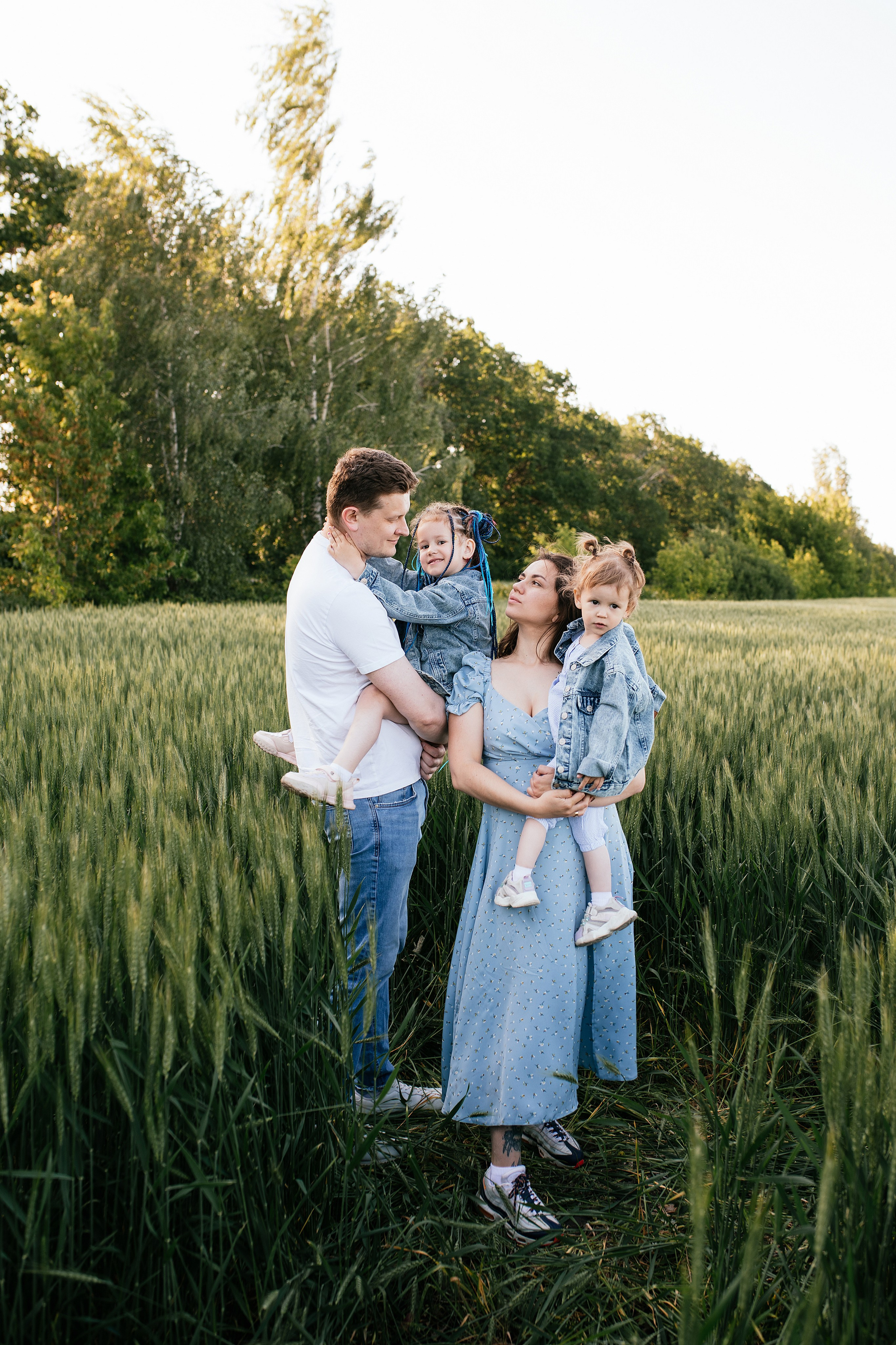 Вика, Коля, Лера и Ева. Свадебный, семейный фотограф в Рязани Лена Брант