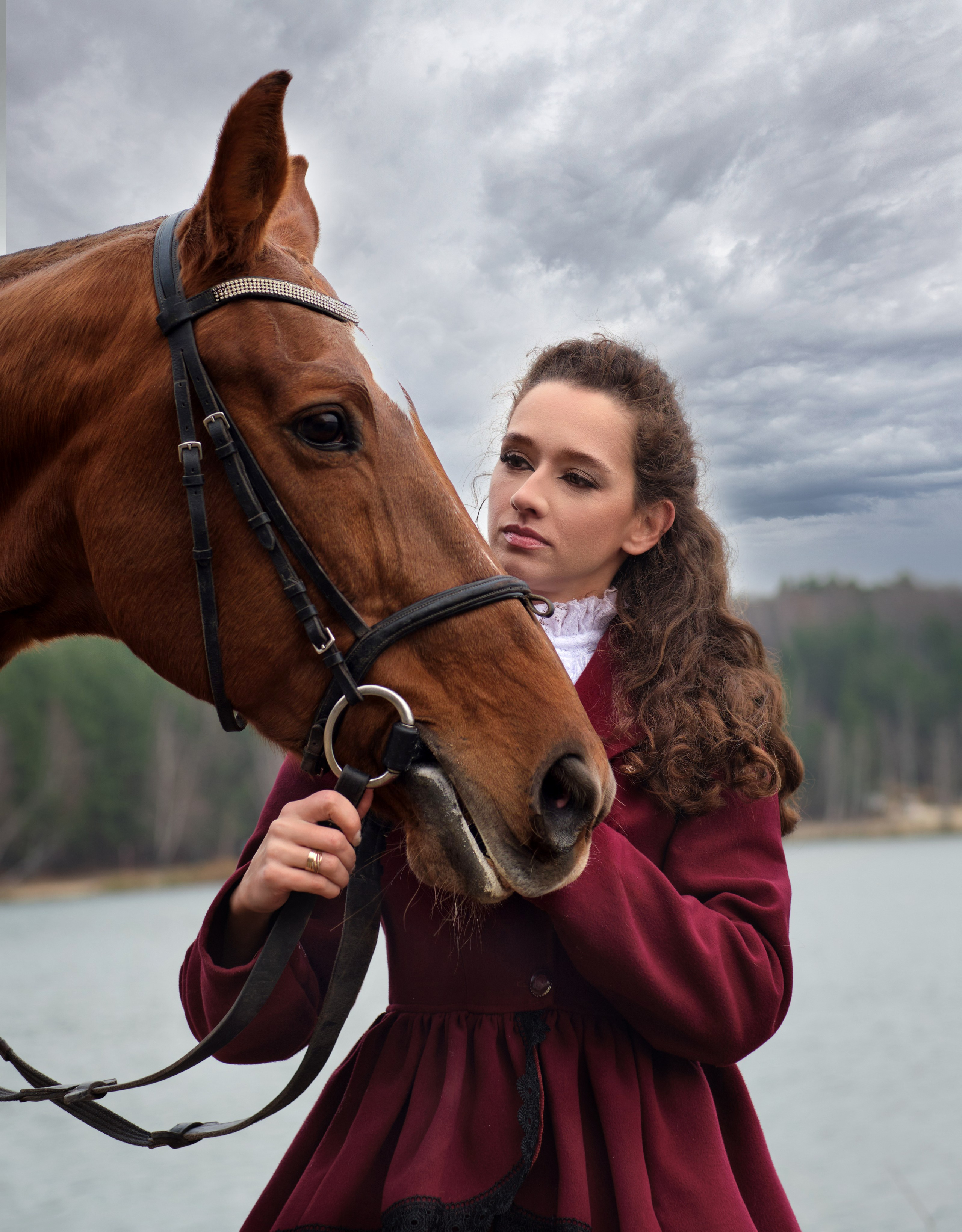 Анна, конная прогулка