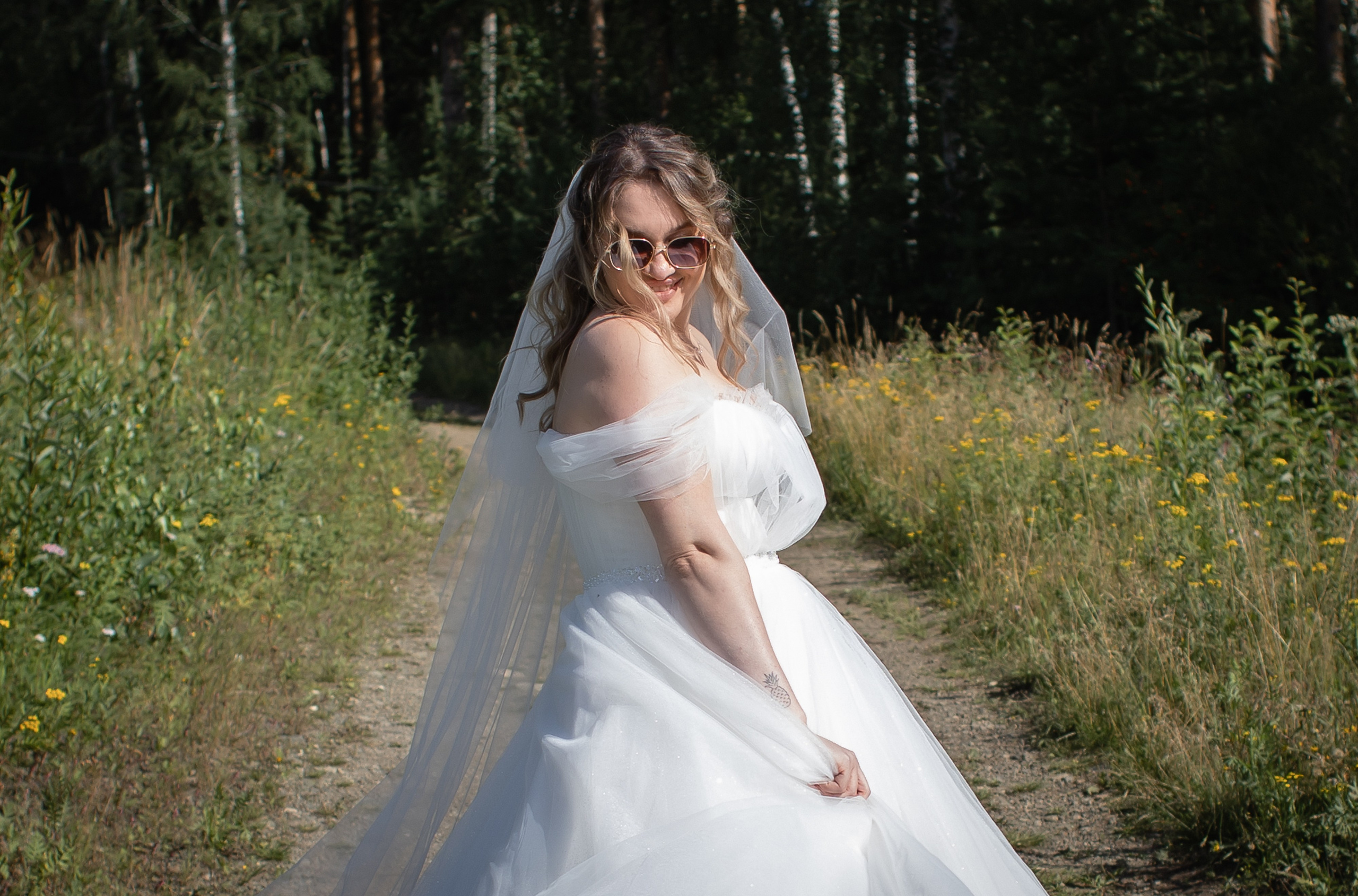 Свадебная фотосессия за городом. Фотограф Татьяна Орлова