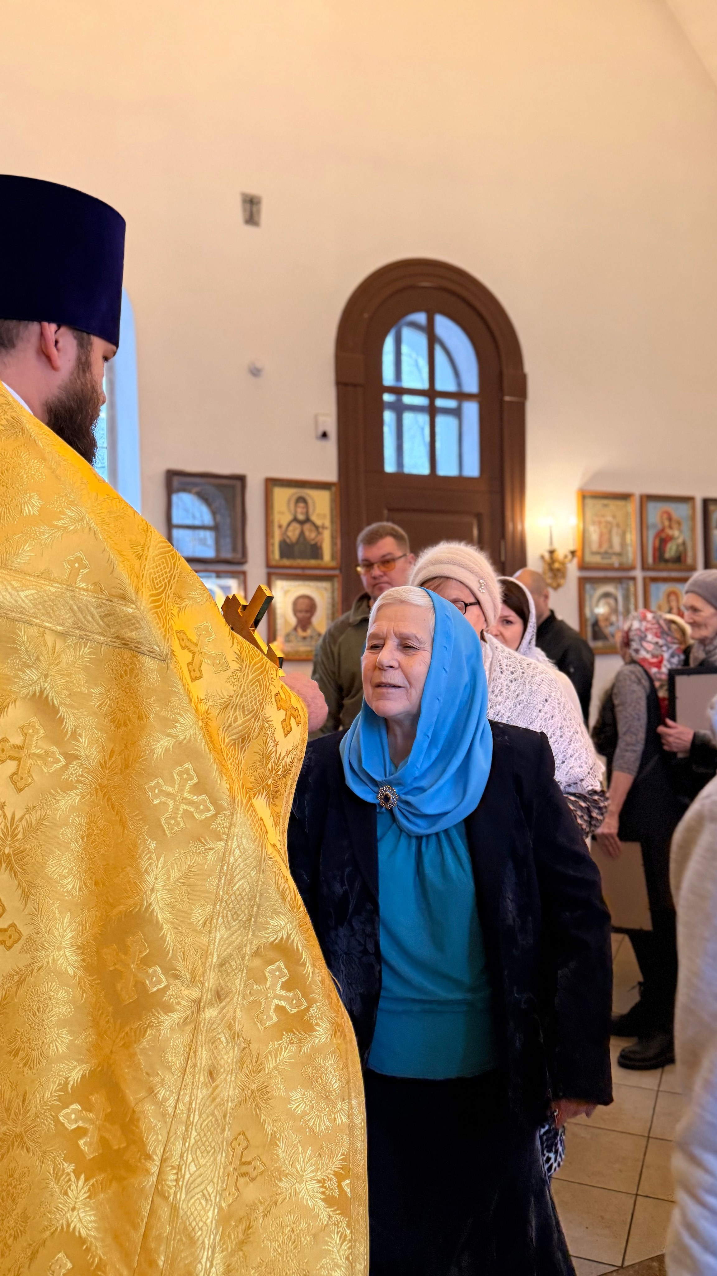 Божественная литургия в храме Нечаянной Радости. Саратовское Юго-Западное благочиние