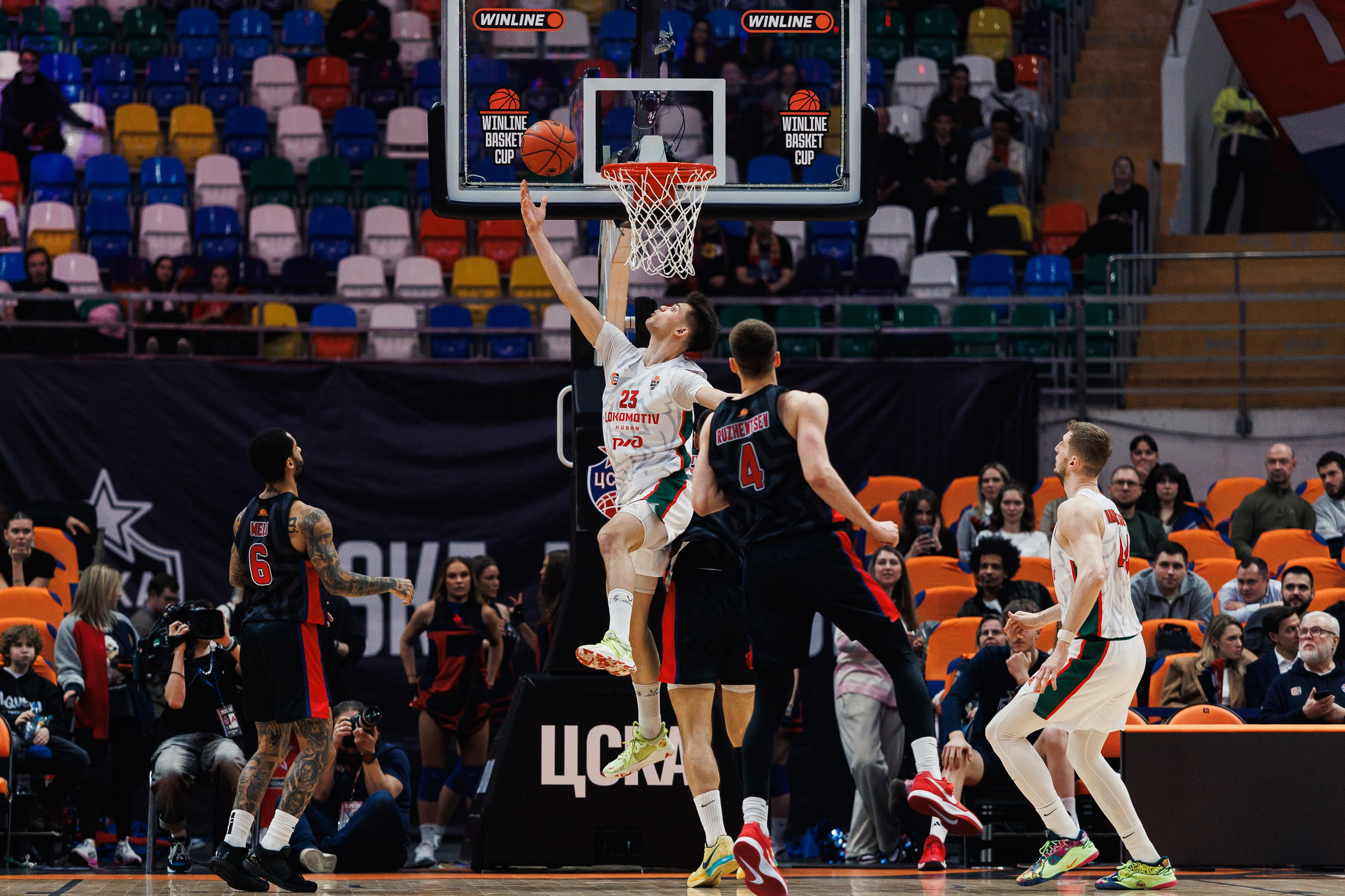 Winline Basket Cup CSKA — Lokomotiv-Luban. Photographer Danil Aykin