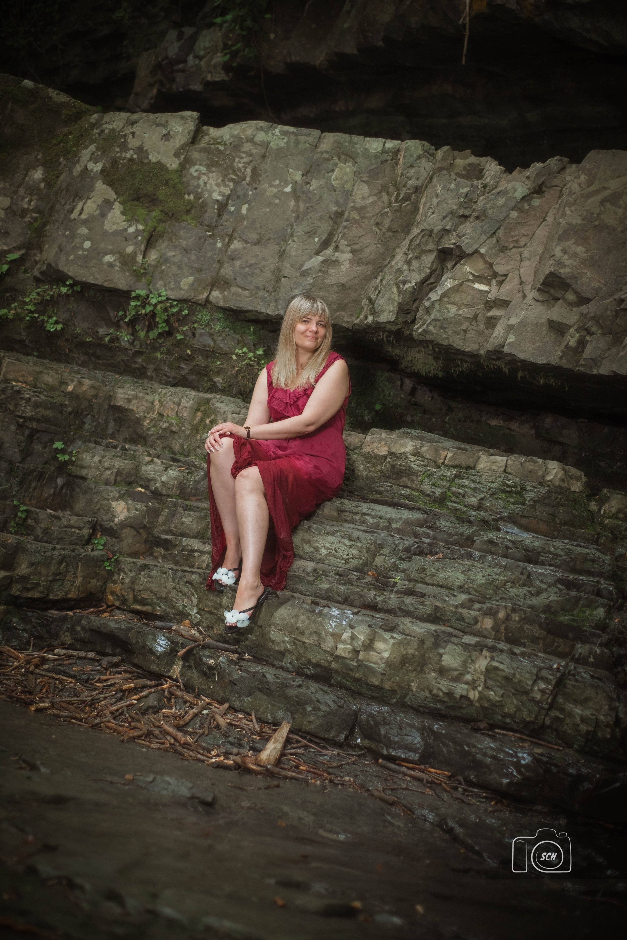 Водопадная история с Натальей. Фотограф в Сочи Сергей Чекалин