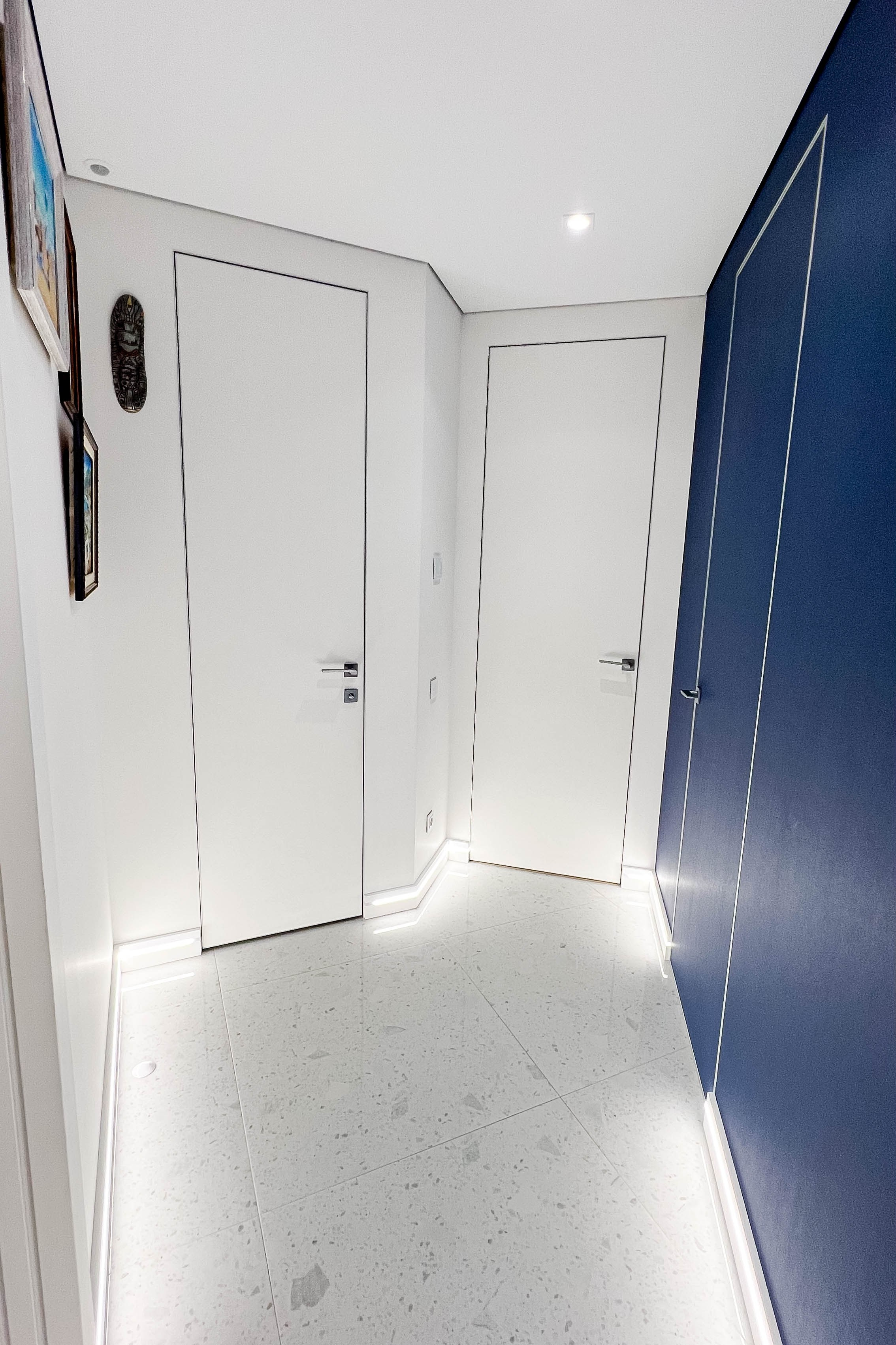 The apartment is in a modern style. Fotograf Dmitrii Donets