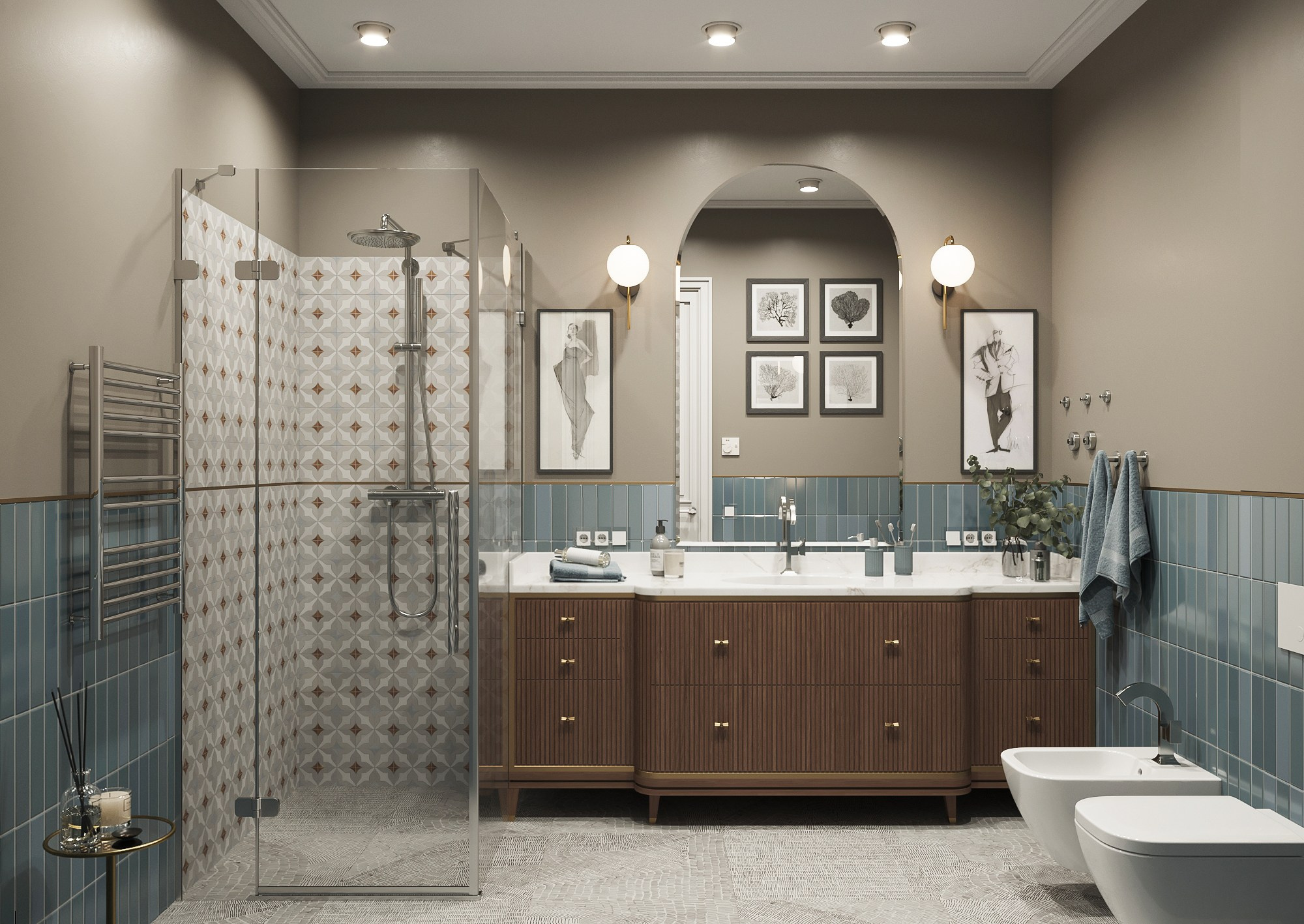 Берлин. Дизайн Марина Павлюченкова. 3D визуализатор интерьеров Ксения Жарко