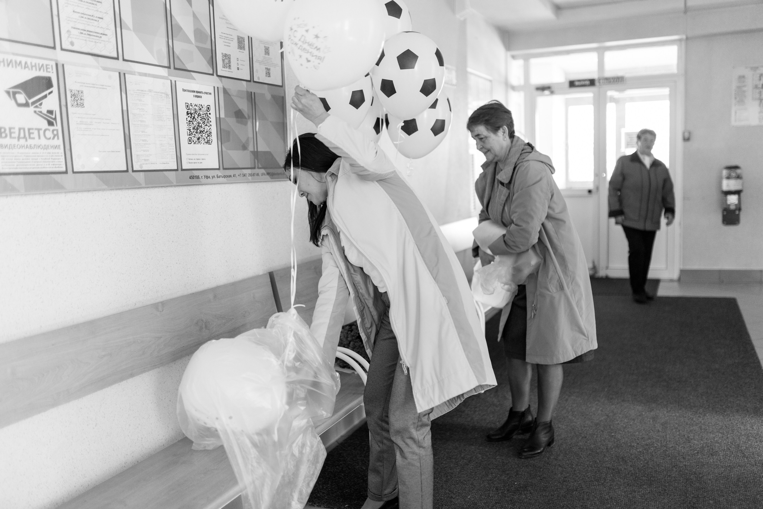 Съемка выписки из роддома. Фотограф в Уфе Ирина Идрисова