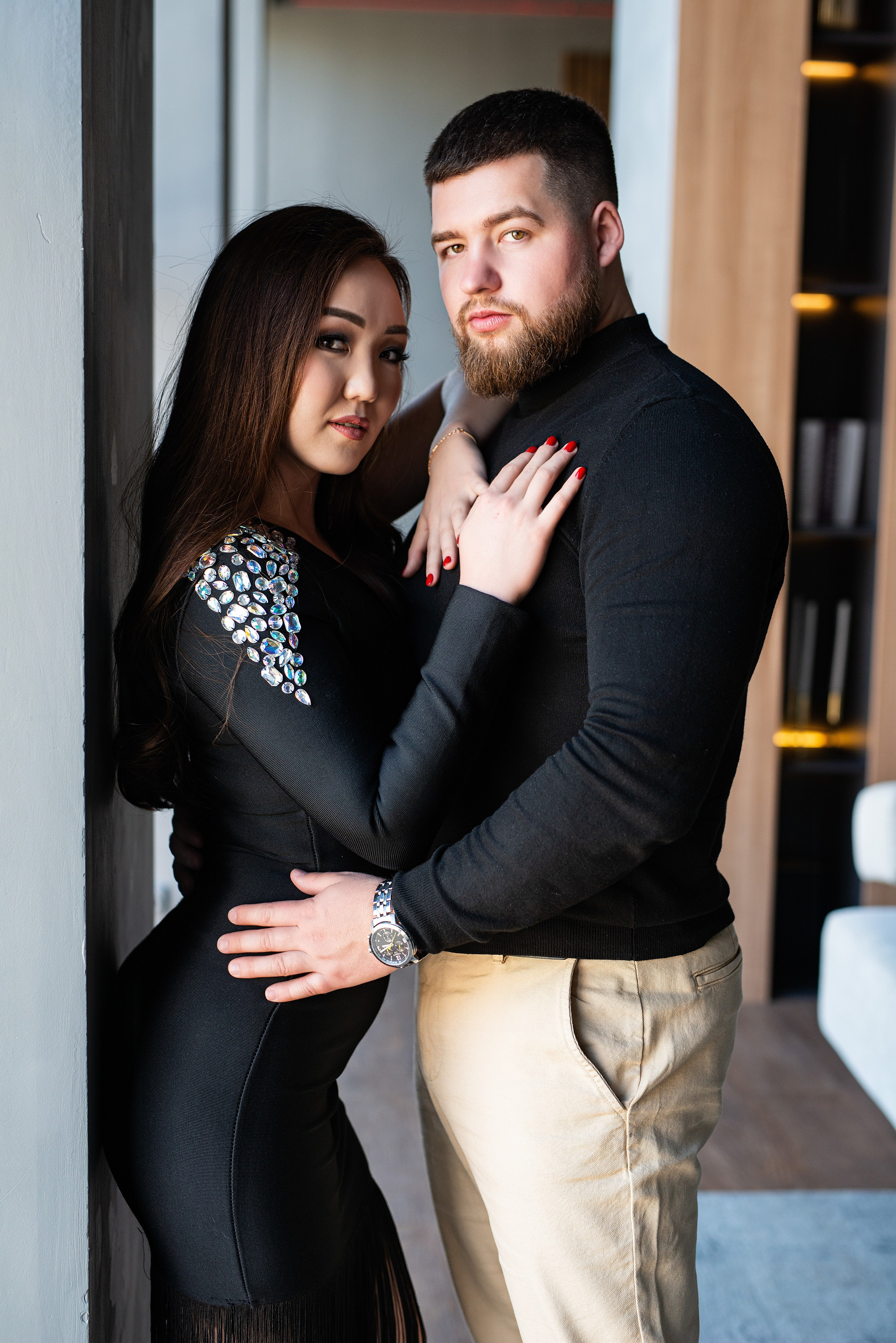 Парная фотосессия, фото love story, фотосессия лавстори, в студии, в Москве. Фото-ВидеоПродакшен для экспертов и брендов