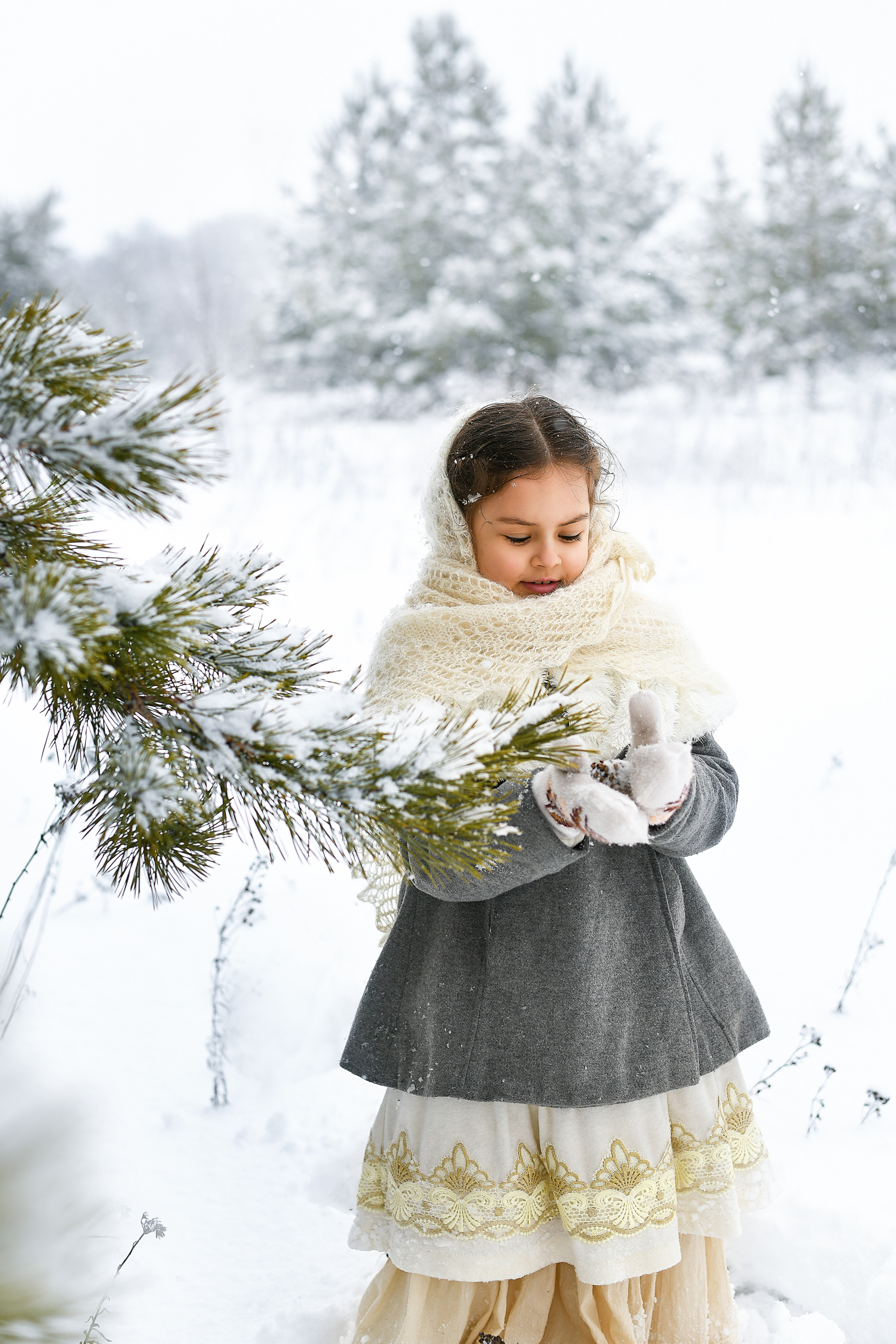 Александра. Зимняя прогулка. Портретный и контент фотограф в Воронеже Елена Николайчик