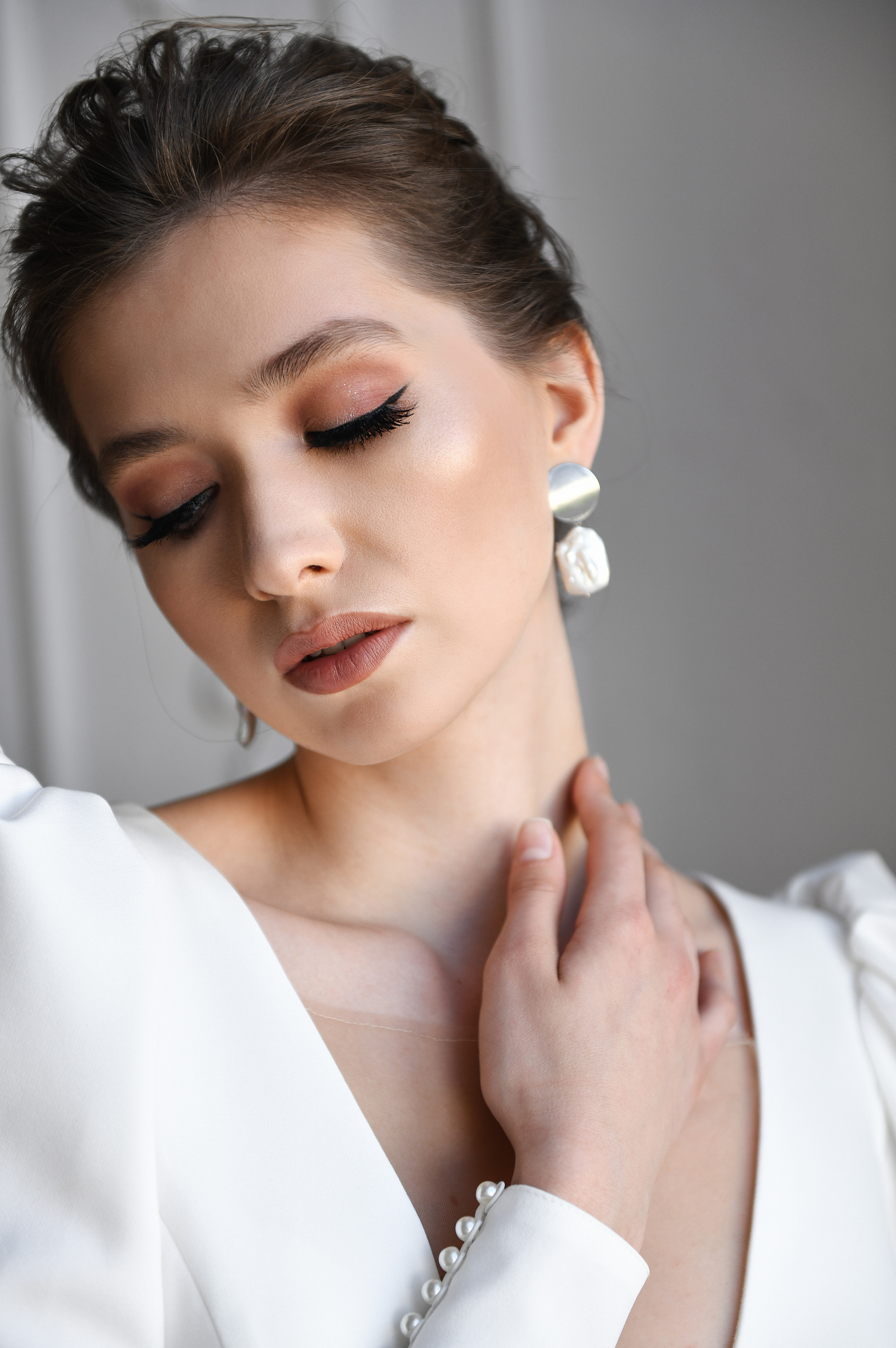 Невеста Ольга. Контентная съёмка для портфолио свадебного стилиста. Портретный и контент фотограф в Воронеже Елена Николайчик