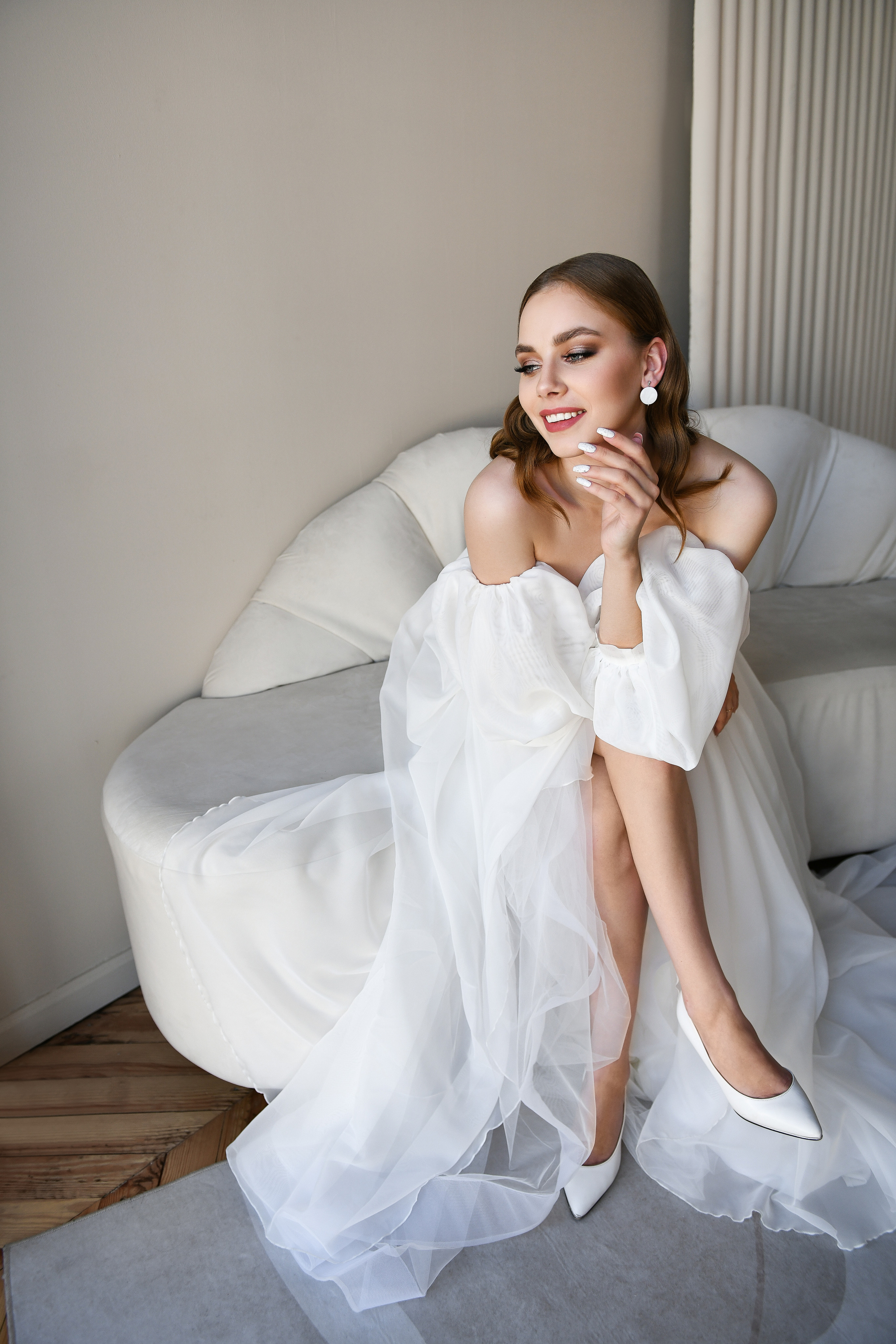 Невеста Ангелина. Контентная фотосессия для портфолио свадебного стилиста. Портретный и контент фотограф в Воронеже Елена Николайчик