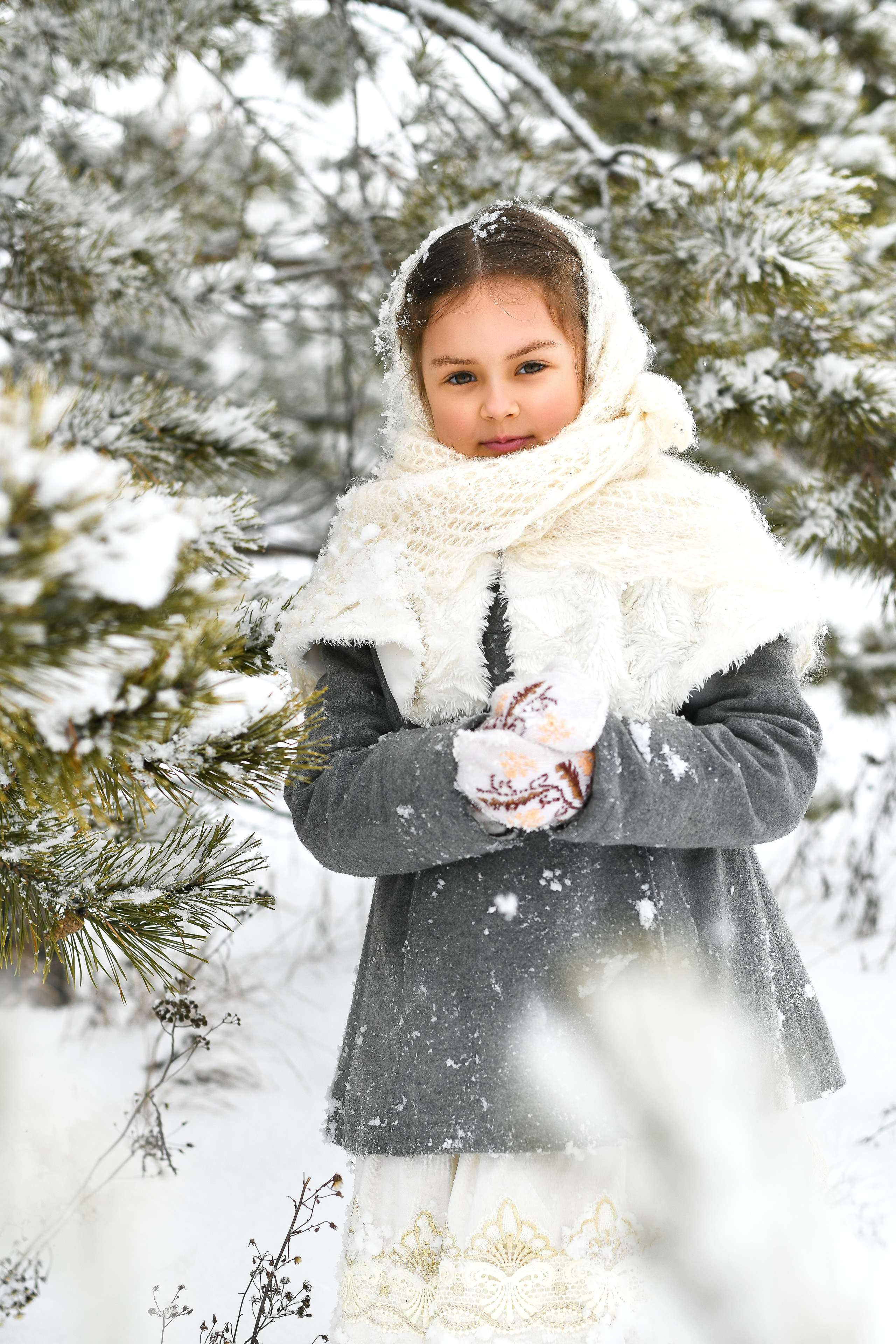 Александра. Зимняя прогулка. Портретный и контент фотограф в Воронеже Елена Николайчик