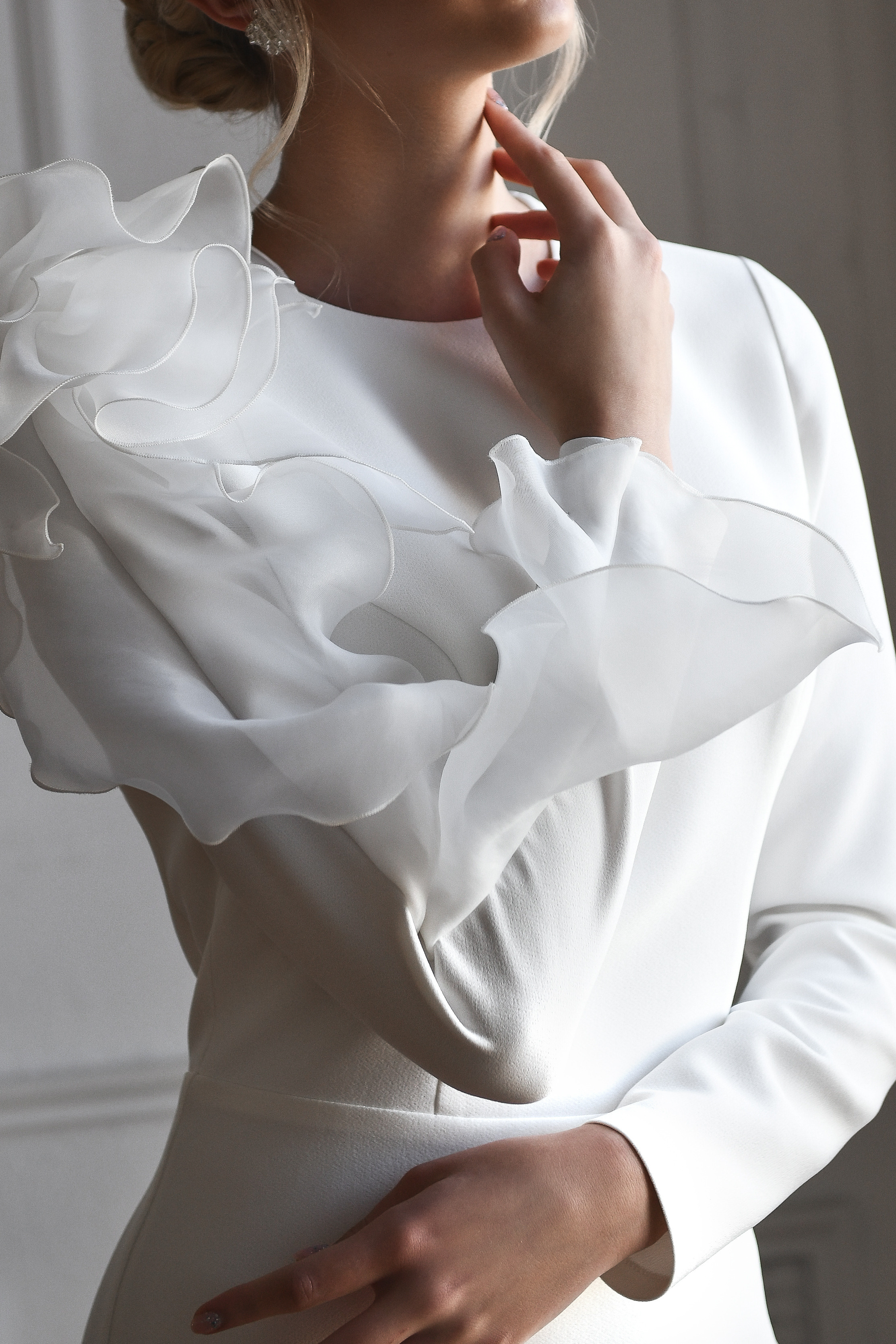 Невеста Алина. Контентная фотосессия для портфолио свадебного стилиста. Портретный и контент фотограф в Воронеже Елена Николайчик