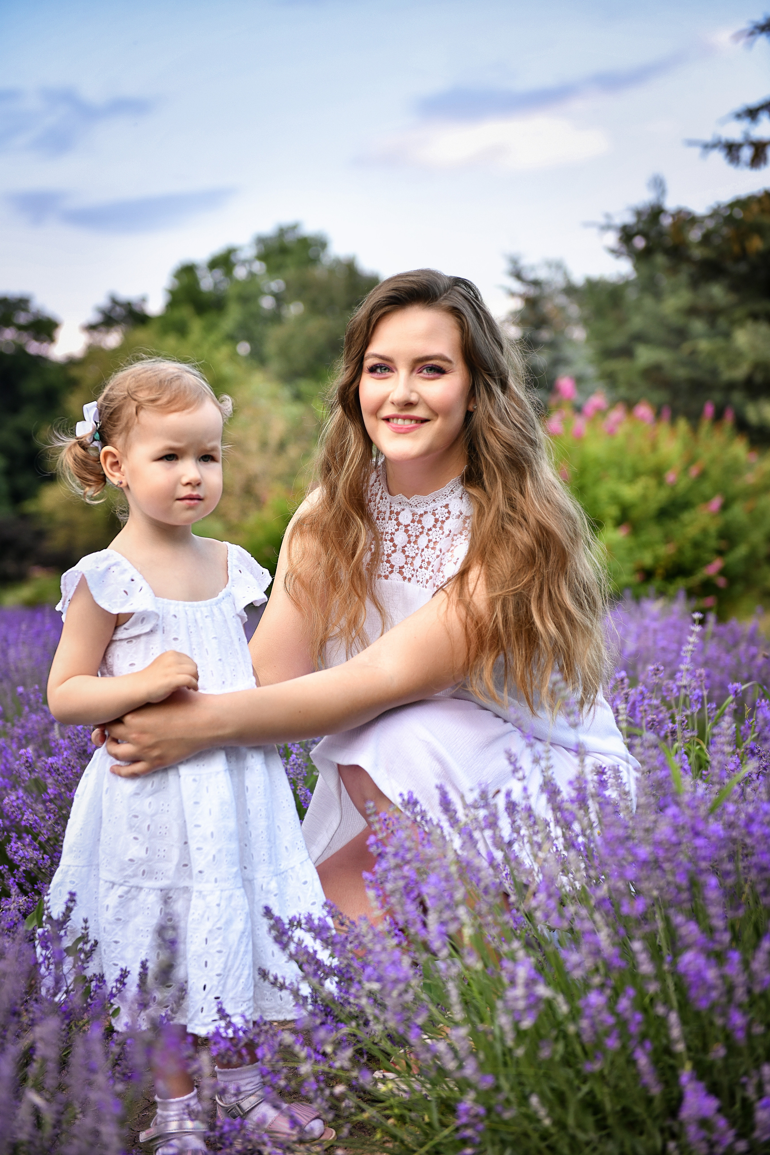 Наташа и Полина. Лаванда. Ботанический сад, Воронеж. Портретный и контент фотограф в Воронеже Елена Николайчик