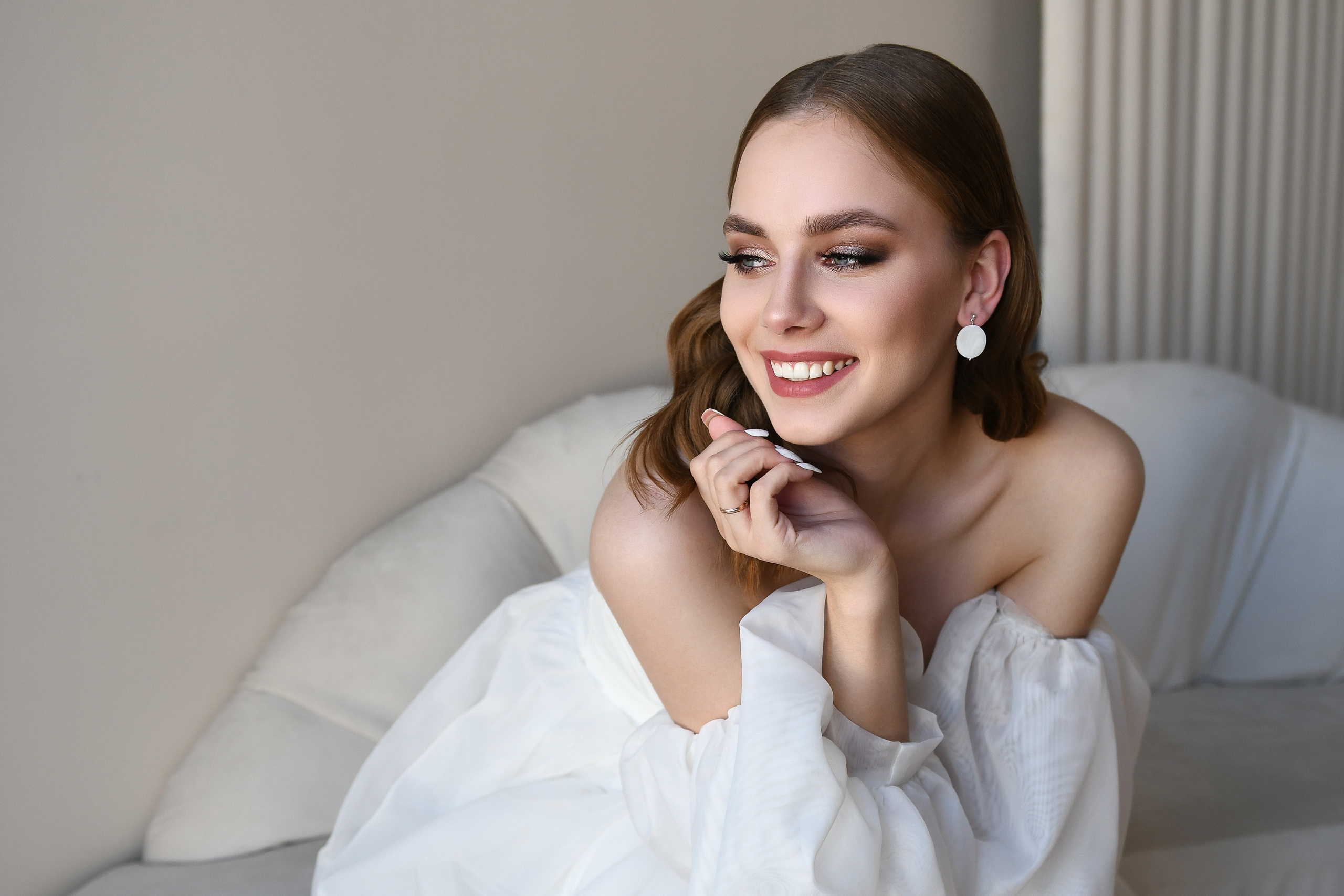 Невеста Ангелина. Контентная фотосессия для портфолио свадебного стилиста. Портретный и контент фотограф в Воронеже Елена Николайчик