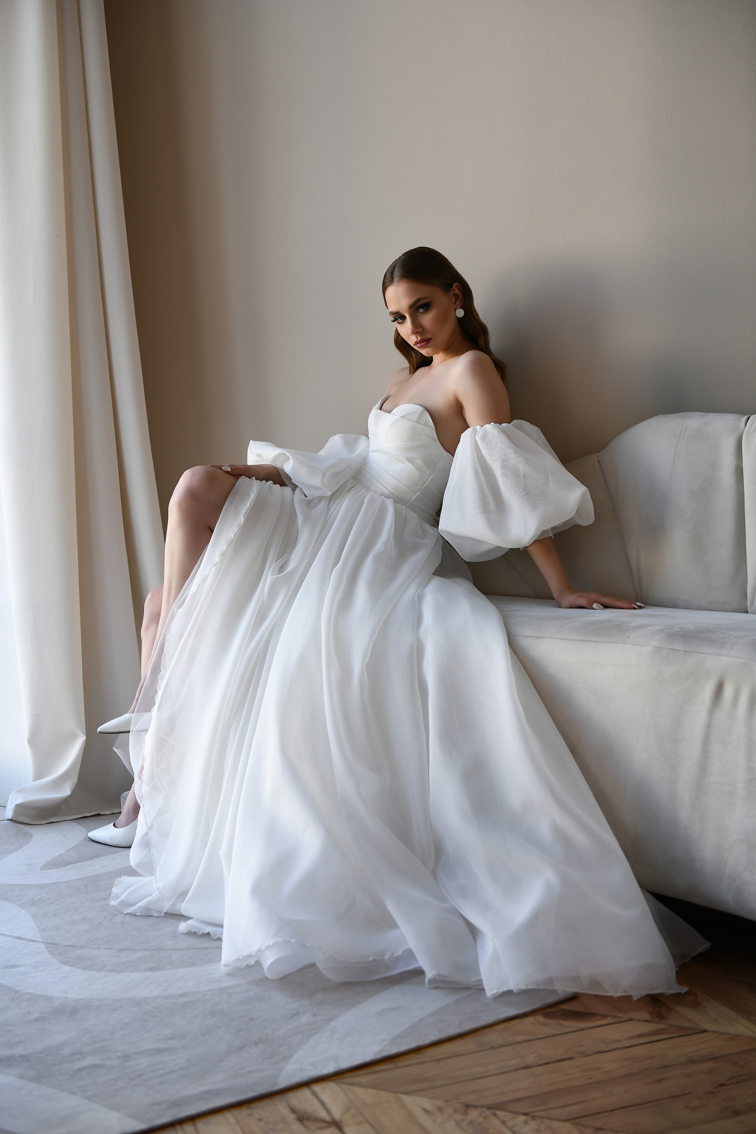 Невеста Ангелина. Контентная фотосессия для портфолио свадебного стилиста. Портретный и контент фотограф в Воронеже Елена Николайчик
