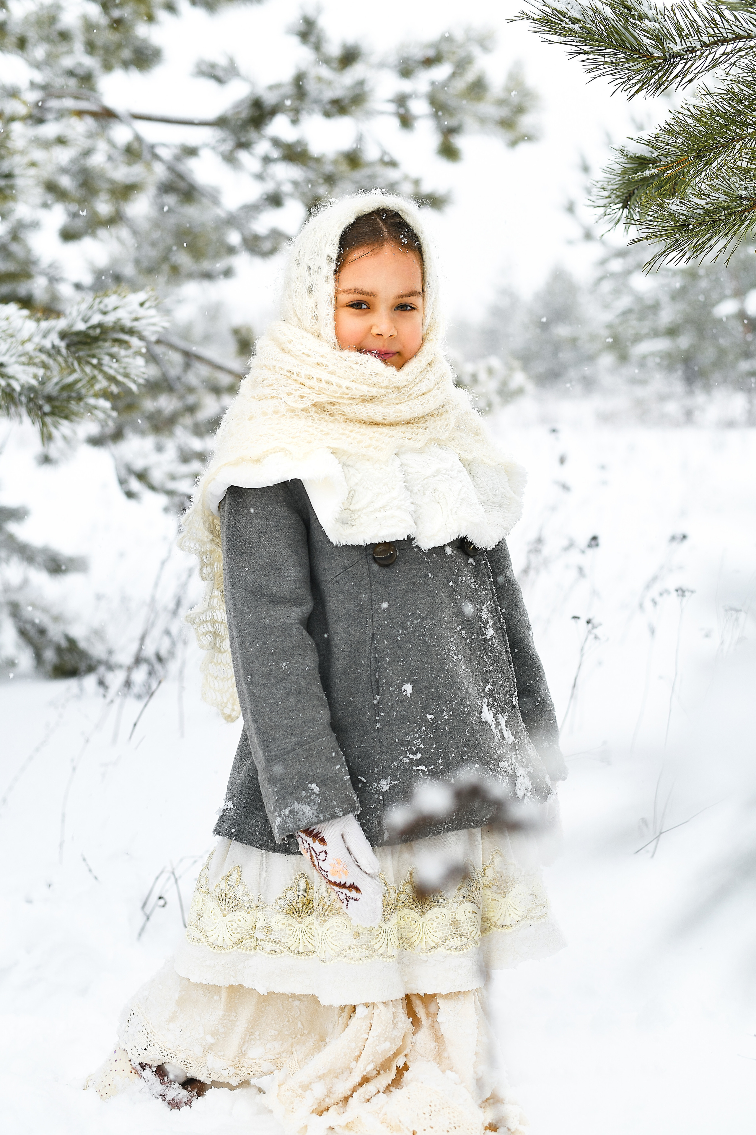 Александра. Зимняя прогулка. Портретный и контент фотограф в Воронеже Елена Николайчик