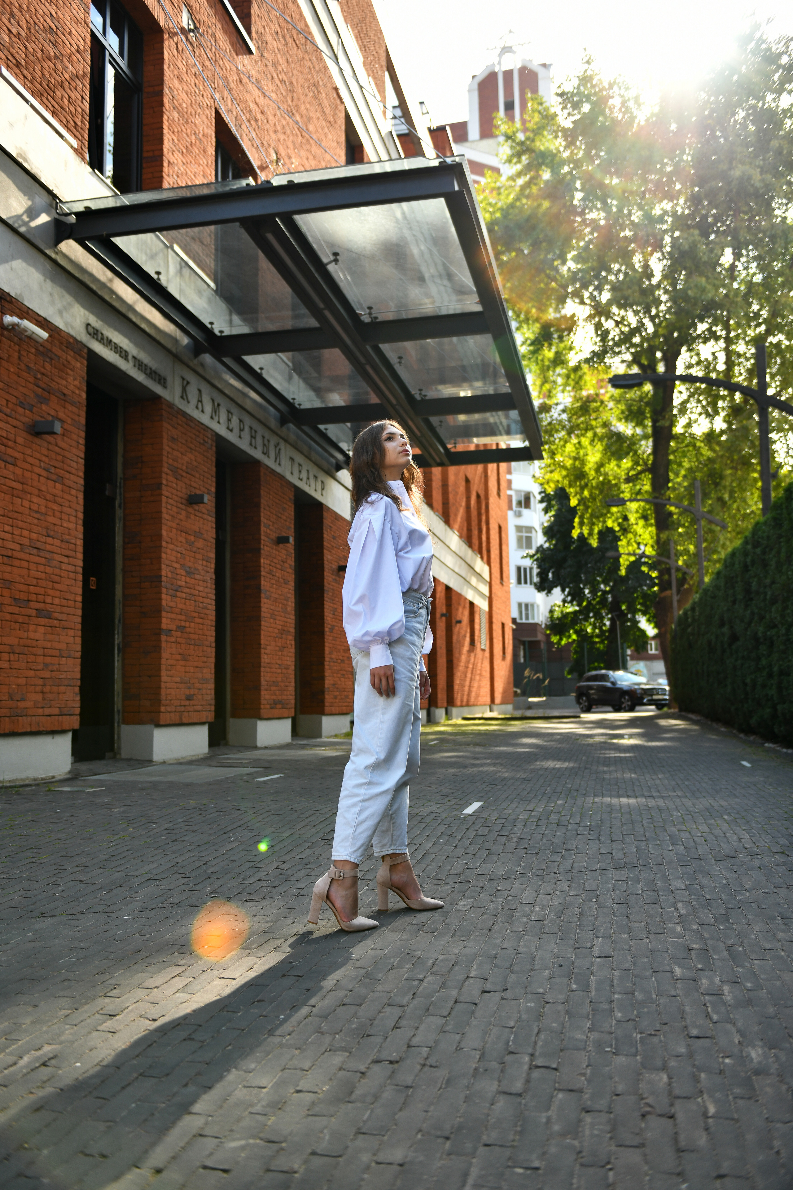 Альбина. Городская прогулка, Камерный театр. Портретный и контент фотограф в Воронеже Елена Николайчик