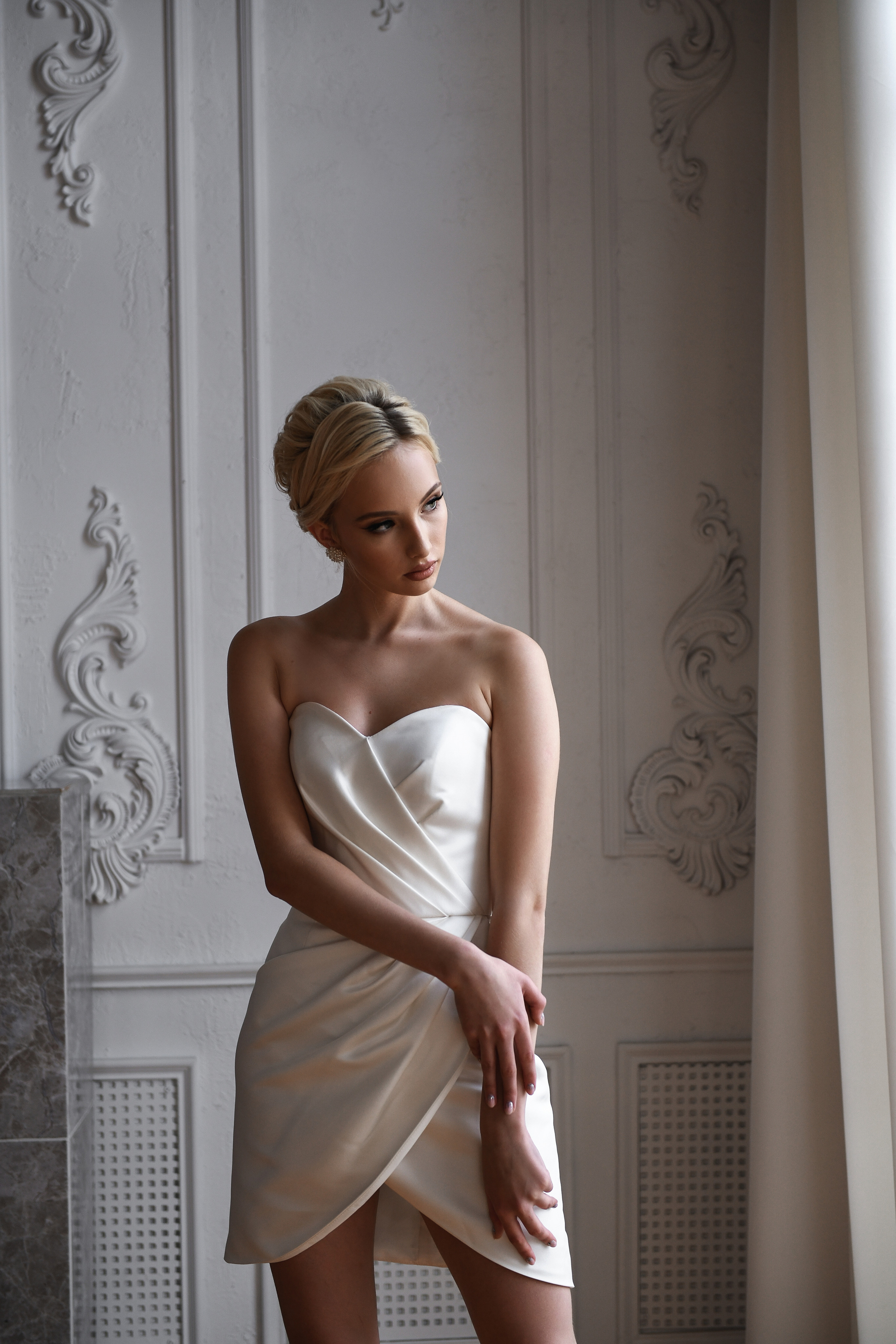 Невеста Алина. Контентная фотосессия для портфолио свадебного стилиста. Портретный и контент фотограф в Воронеже Елена Николайчик