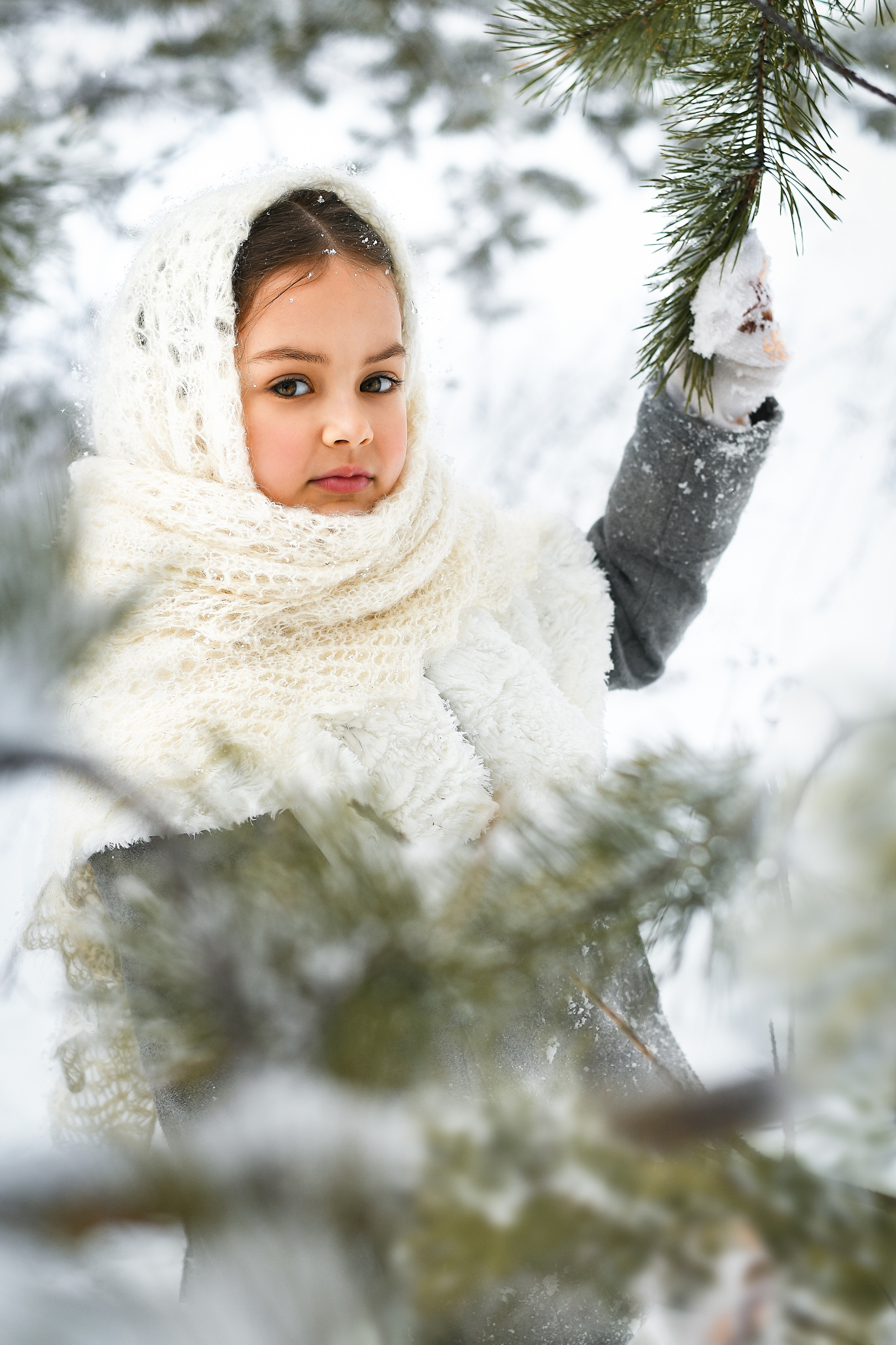 Александра. Зимняя прогулка. Портретный и контент фотограф в Воронеже Елена Николайчик