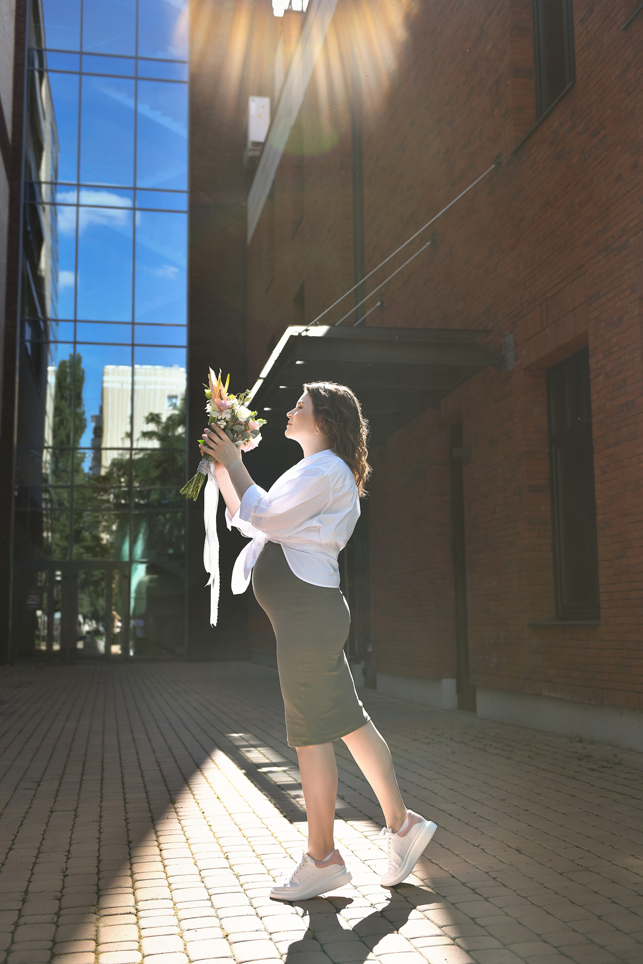 Счастье внутри. Фотосессия беременности. Портретный и контент фотограф в Воронеже Елена Николайчик