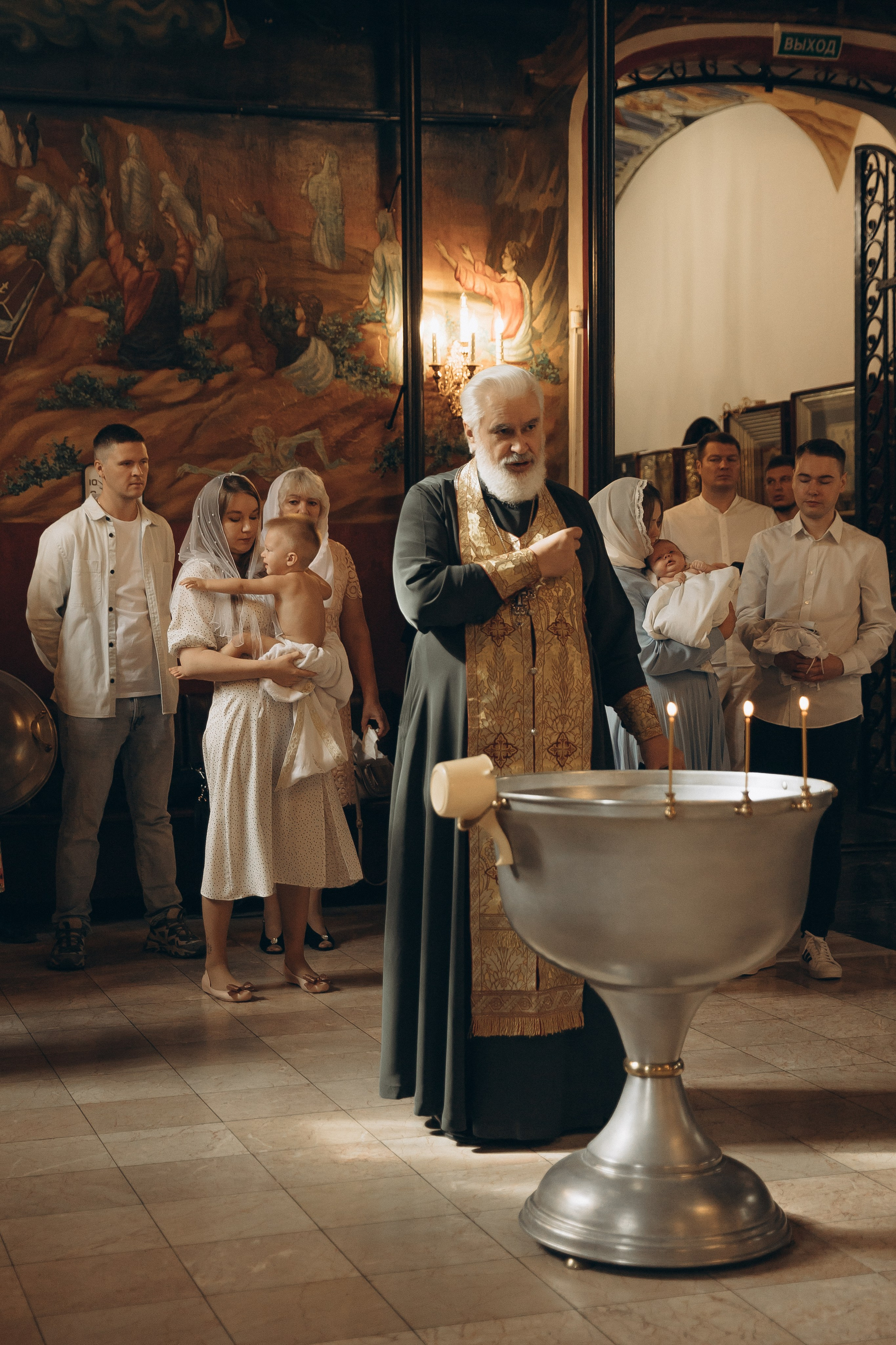 Крещение. Семейный фотограф в Москве и Королеве Евгения Баукова