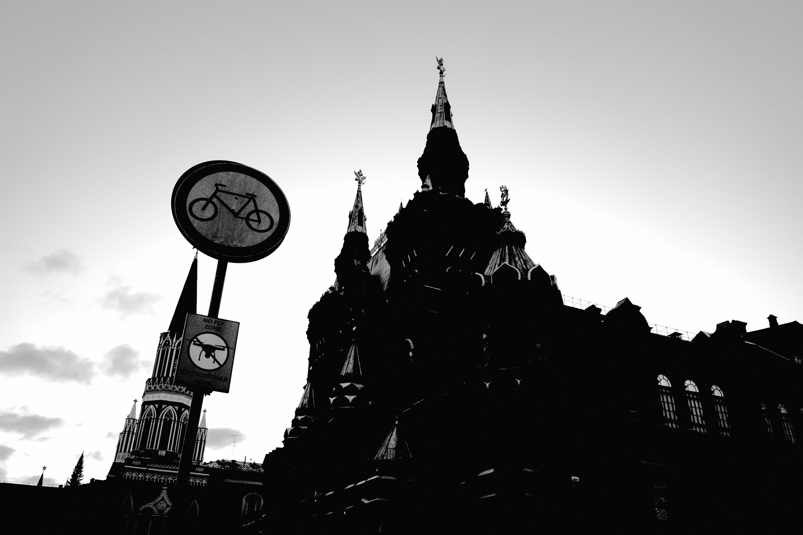 Запрет на катание на велосипедах на Красной Площади