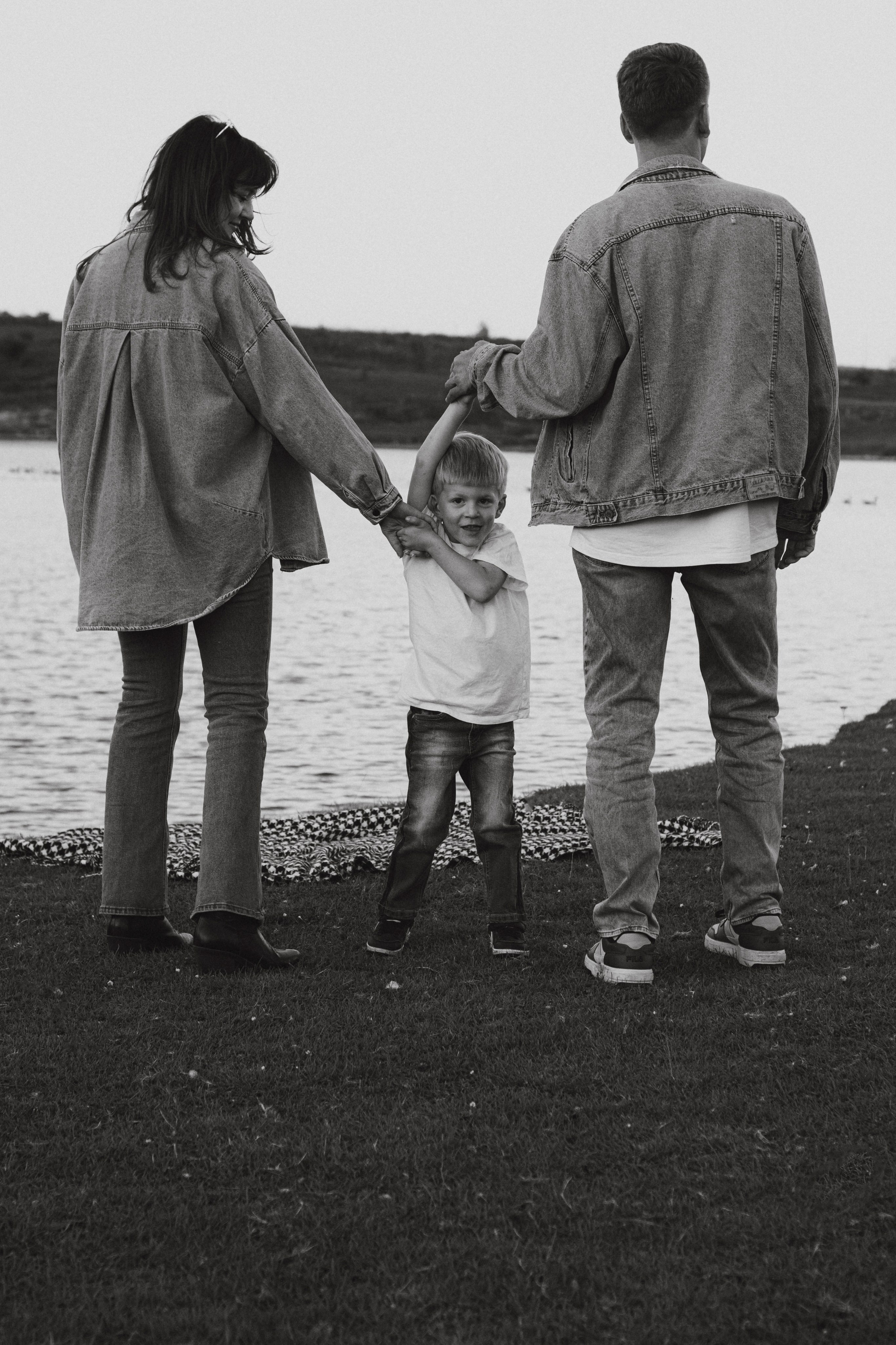 ЧБ семейная. Фотограф Бойко Антонина