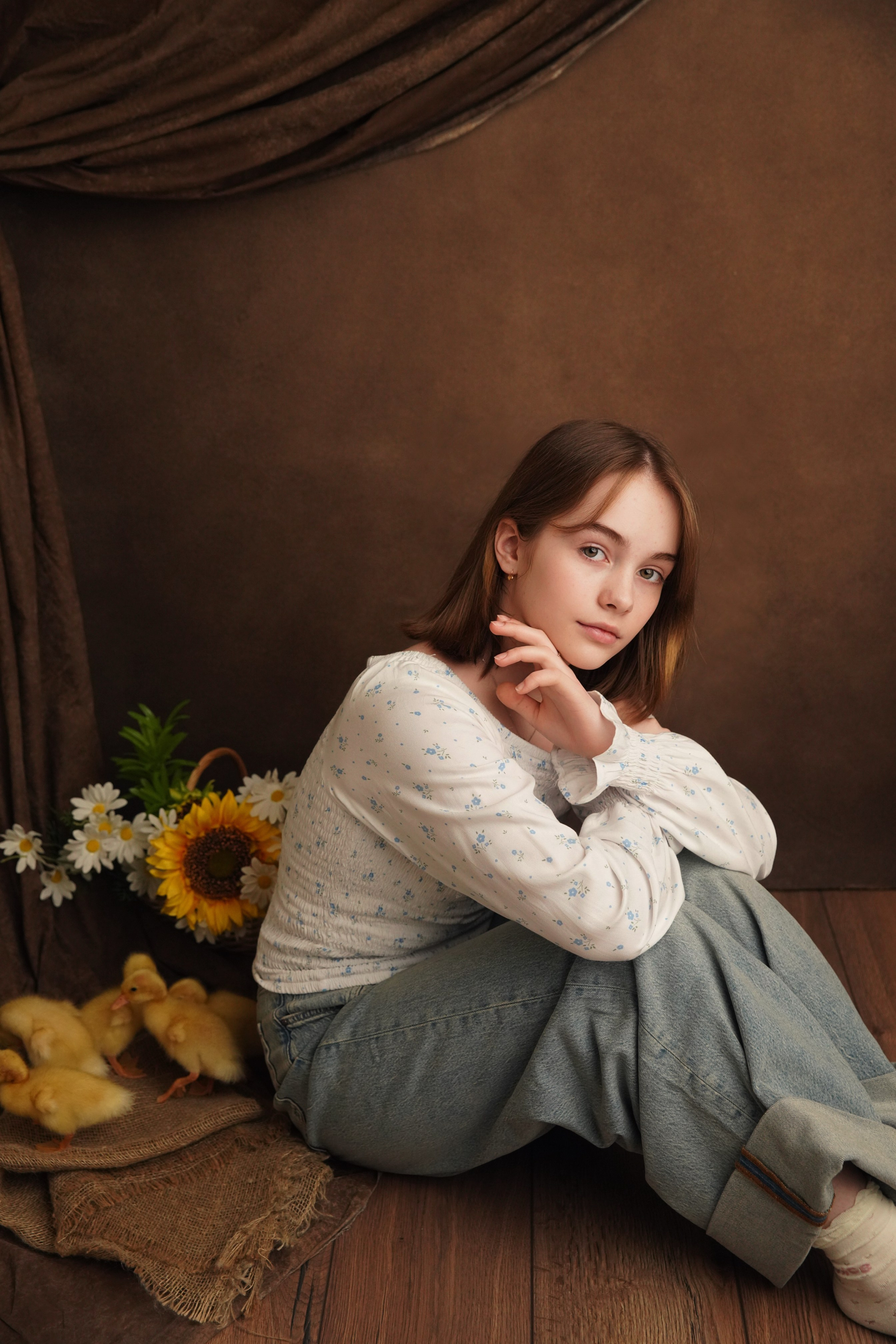 Утята. Фотограф новорожденных. Семейный и детский фотограф в городе Сургуте