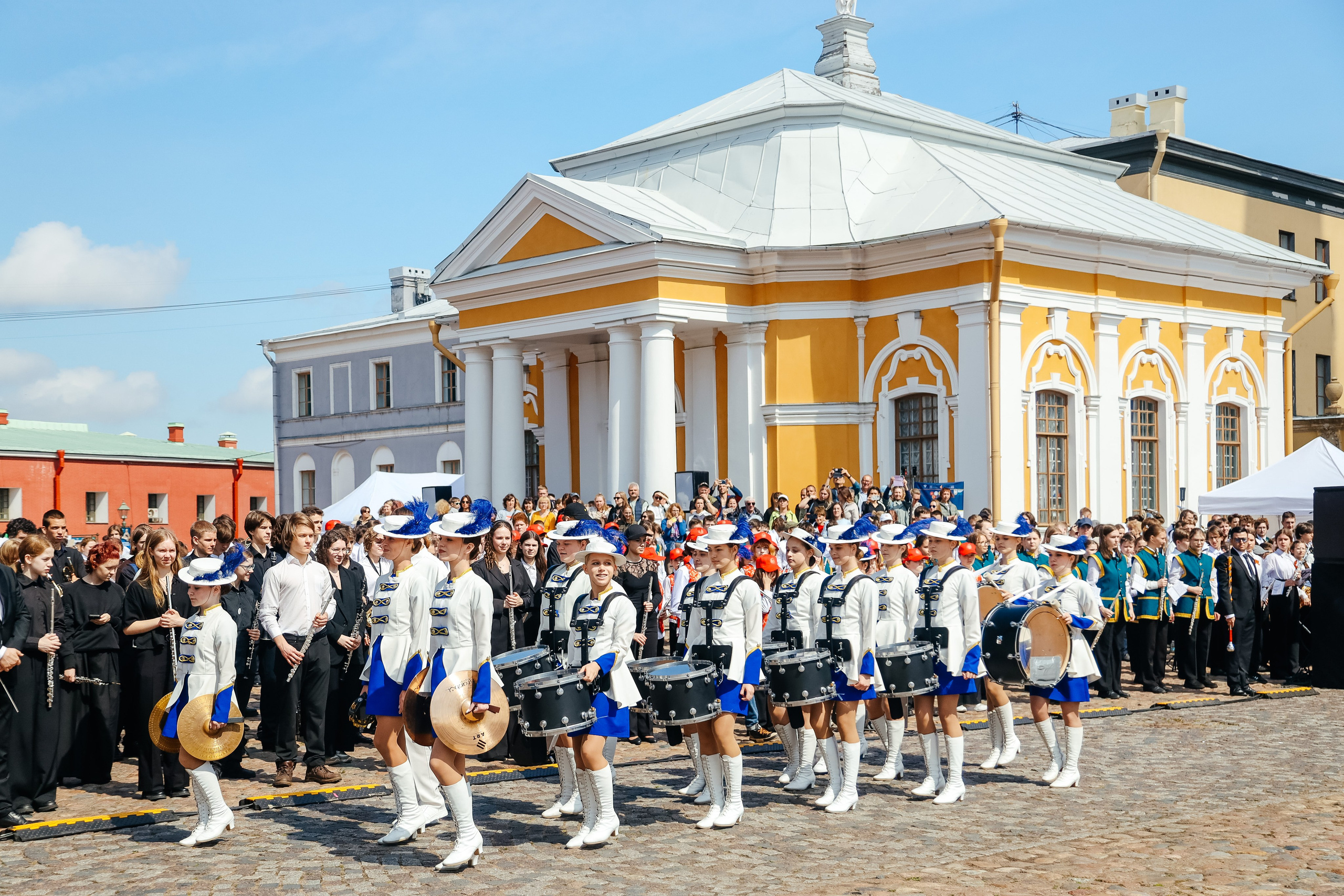 Парад детских духовых оркестров. Семейный фотограф Любовь Саркеева