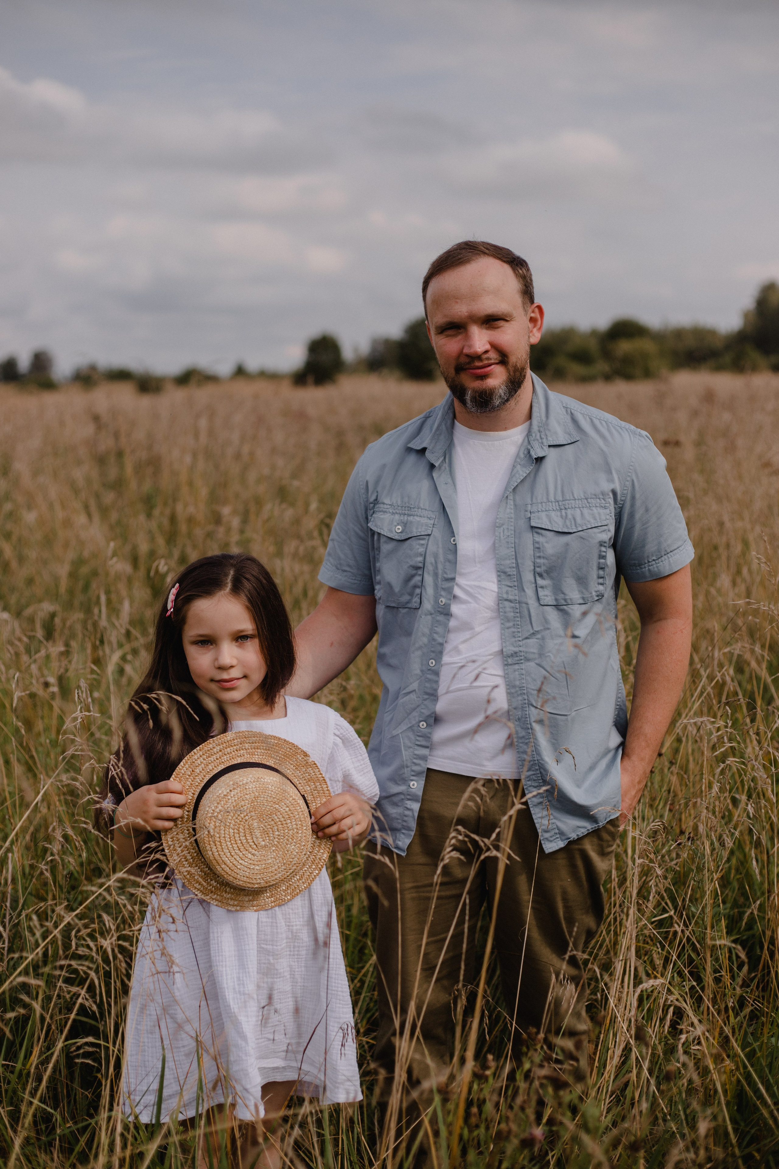 Семейная съёмка в поле