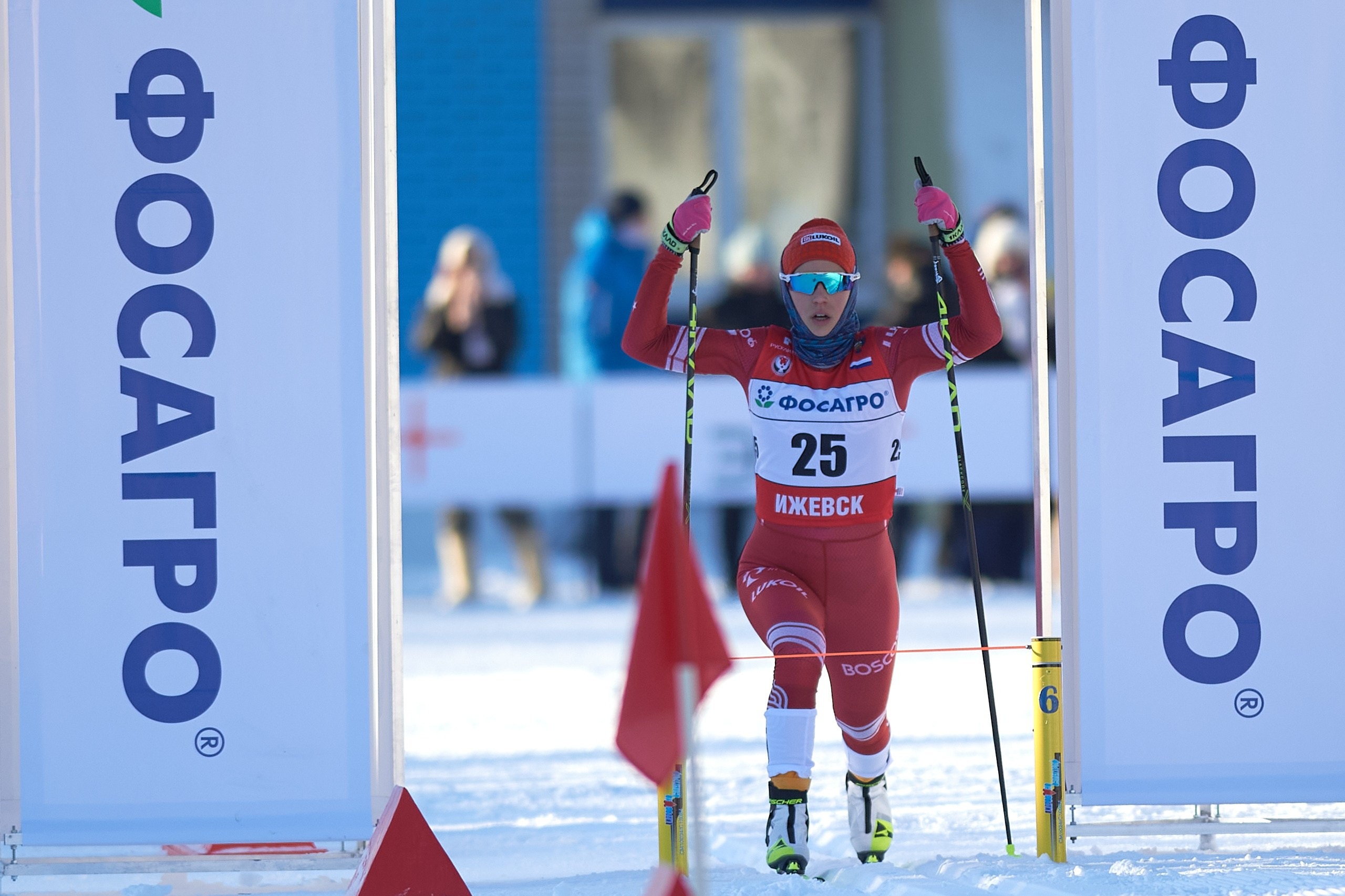 VI этап ФосАгро Кубка России по лыжным гонкам. Спринт. Ижевск 25.01.2025. Спортивный репортажный фотограф в Ижевске Сергей Мерзляков