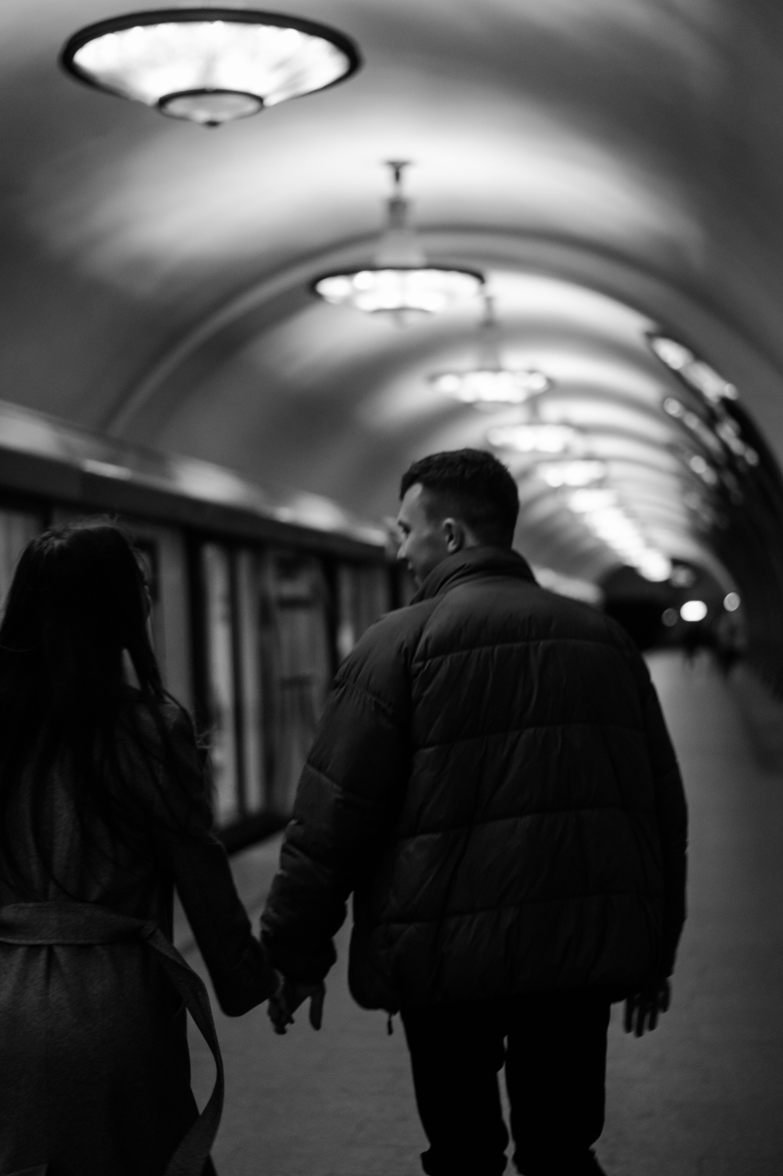 Пустое метро. Фотограф Лола Волна, город Москва