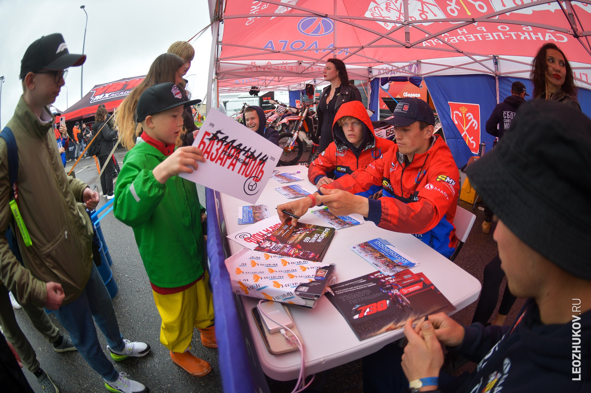 1 round of ММТ RGP russian motocross championships. Sports photographer Leonid Zhukov