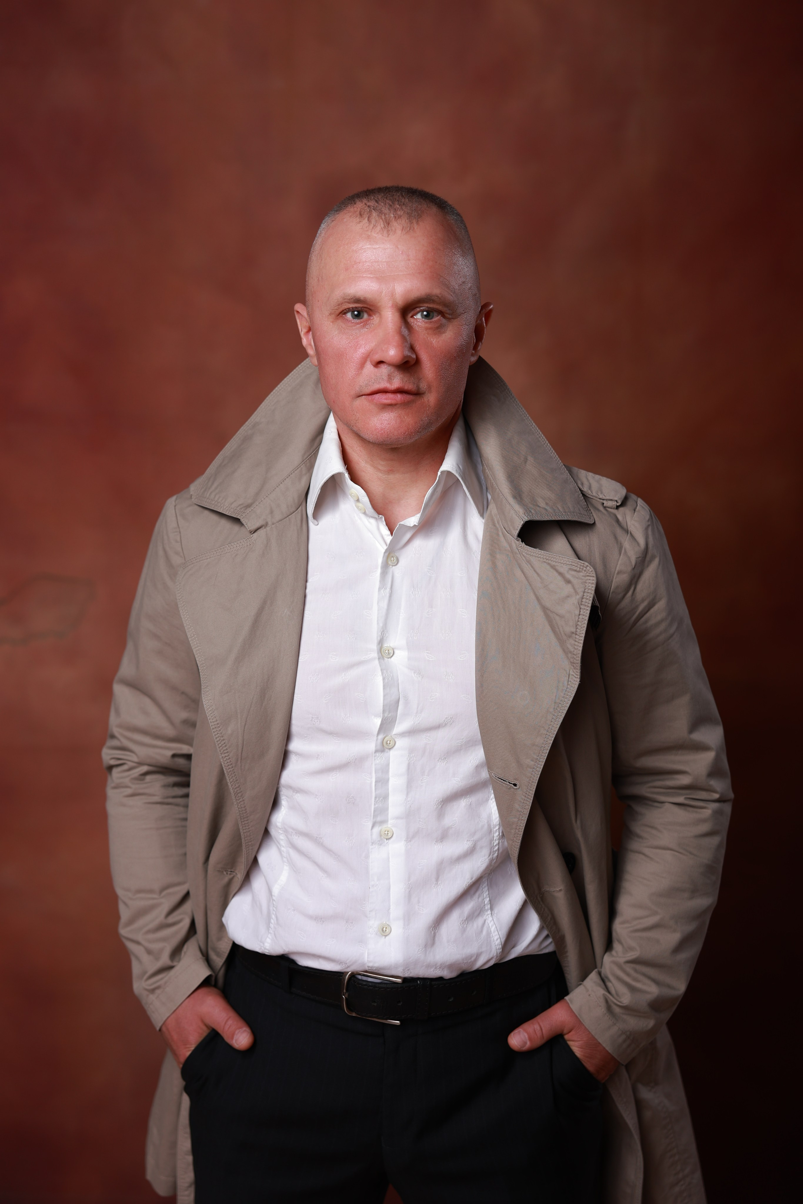 Студийная съёмка. Денис Волк актёр / модель