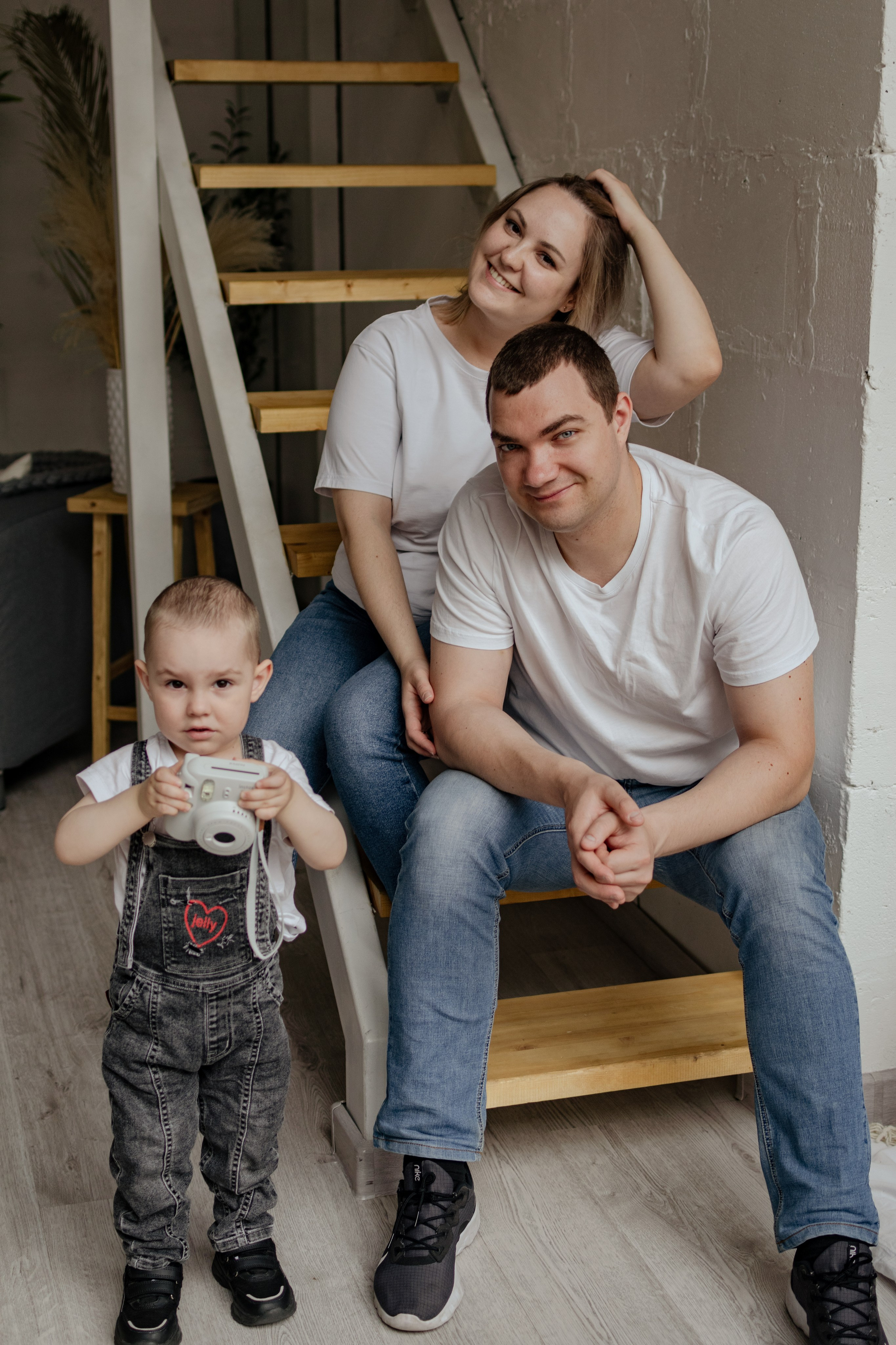 Алексей, Ольга и Дениска. Портретный фотограф в Москве Ольга Чечерина