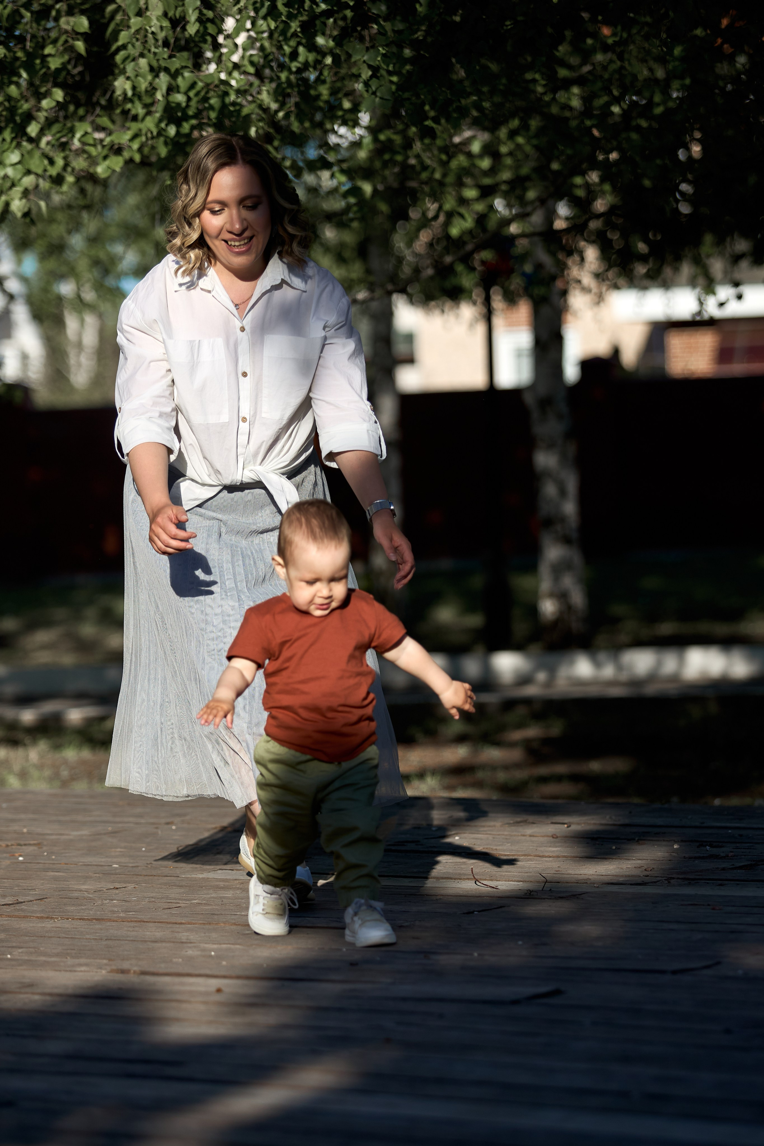 Семейная прогулка в Александровском саду. Свадебный и семейный фотограф в Ульяновске Орешина Елена