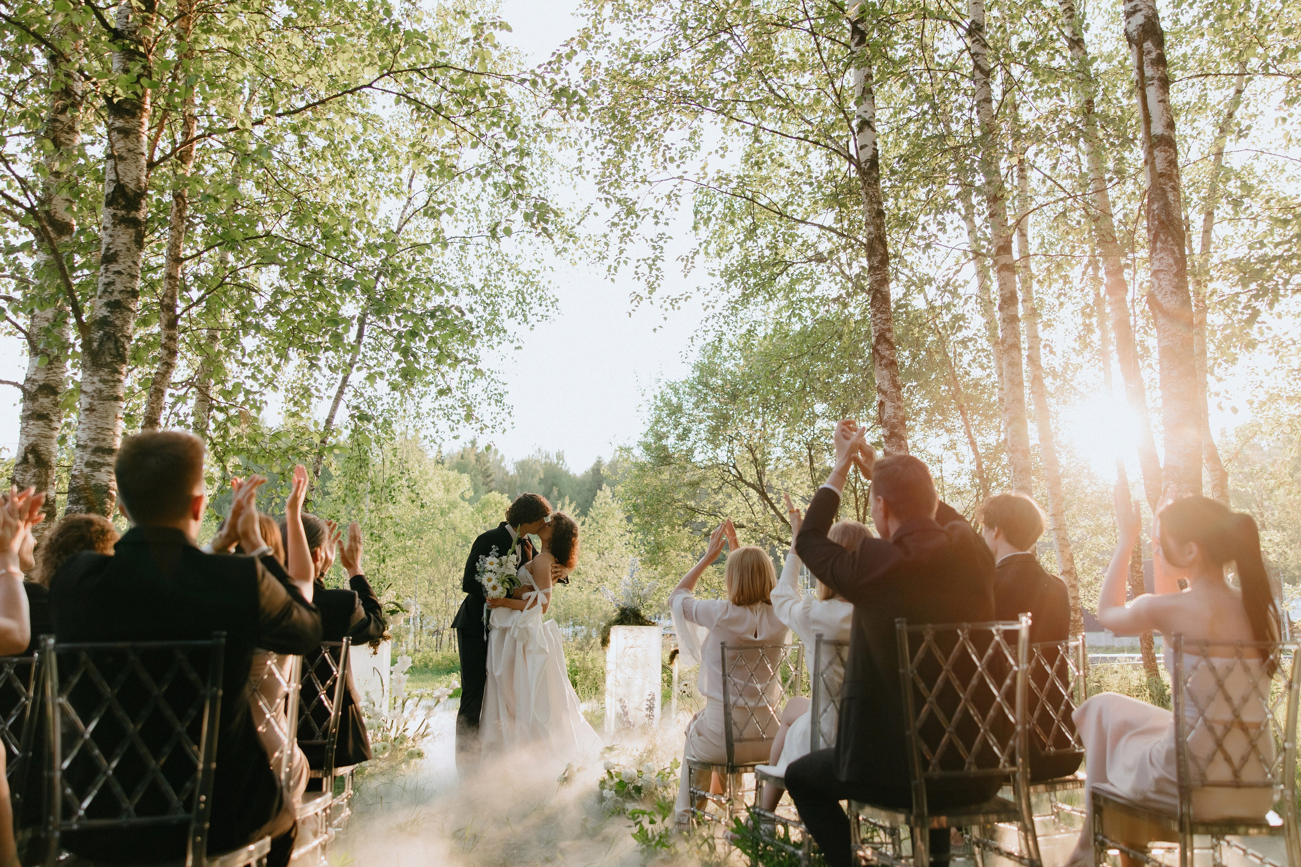 Загородная камерная свадьба Дмитрия и Екатерины. Свадебный фотограф Москва
