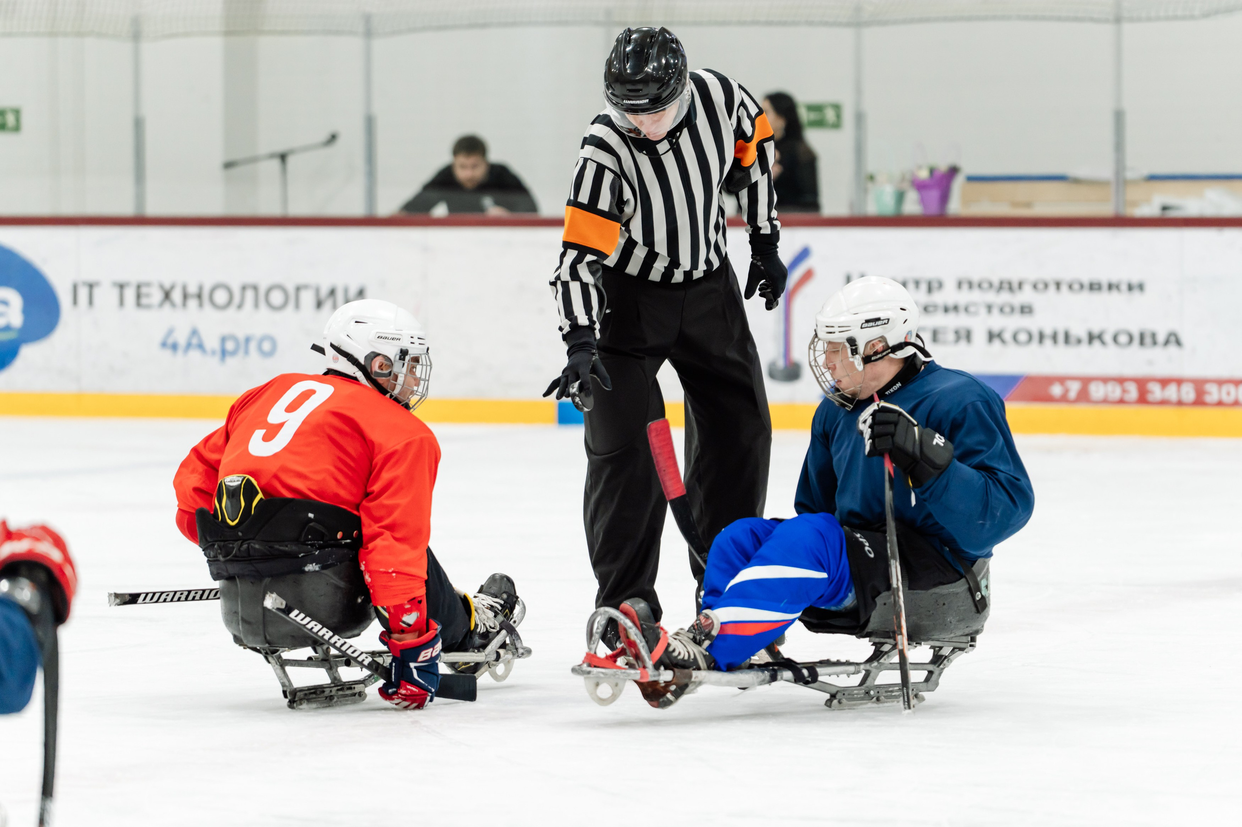 Игра в следж хоккей приуроченная 23.02.26 в арене Сталкер