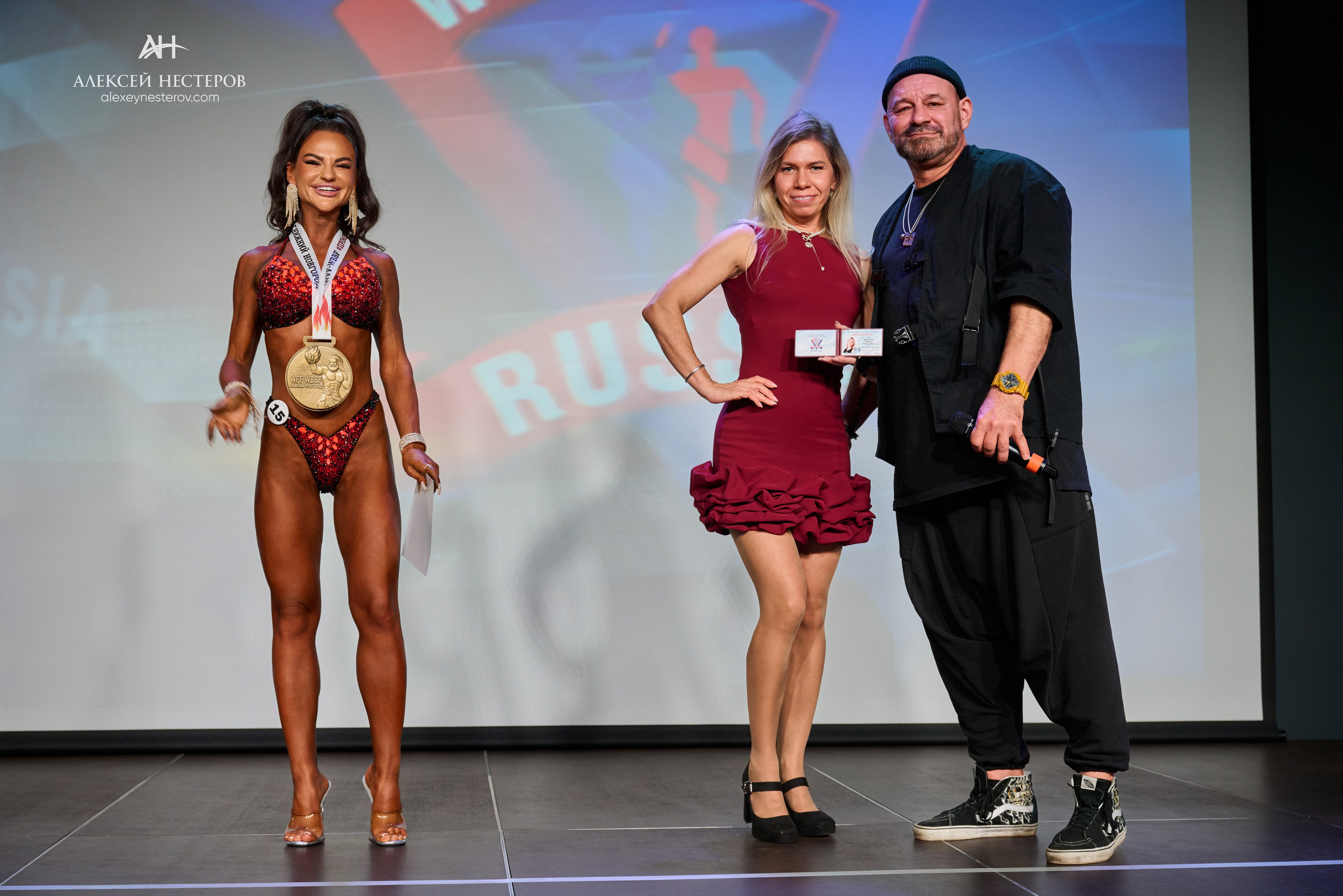 Фото с турнира «Прометей 2, WFF-WBBF Russia» 26 октября 2025. Спортивный фитнес фотограф Алексей Нестеров