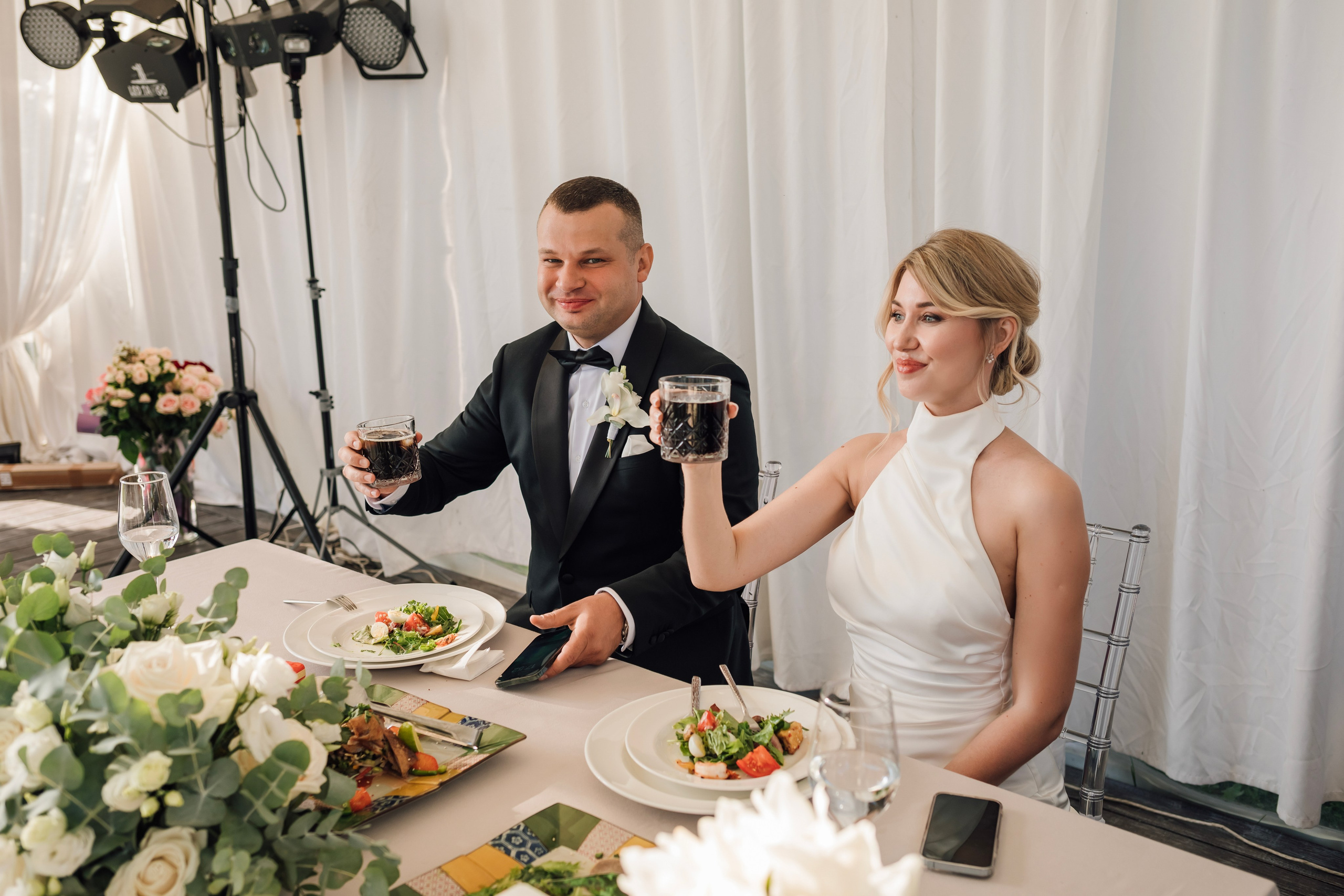 Ольга и Сергей. Свадьба в шатре. Свадебный и семейный фотограф в Москве Евгения Лисина