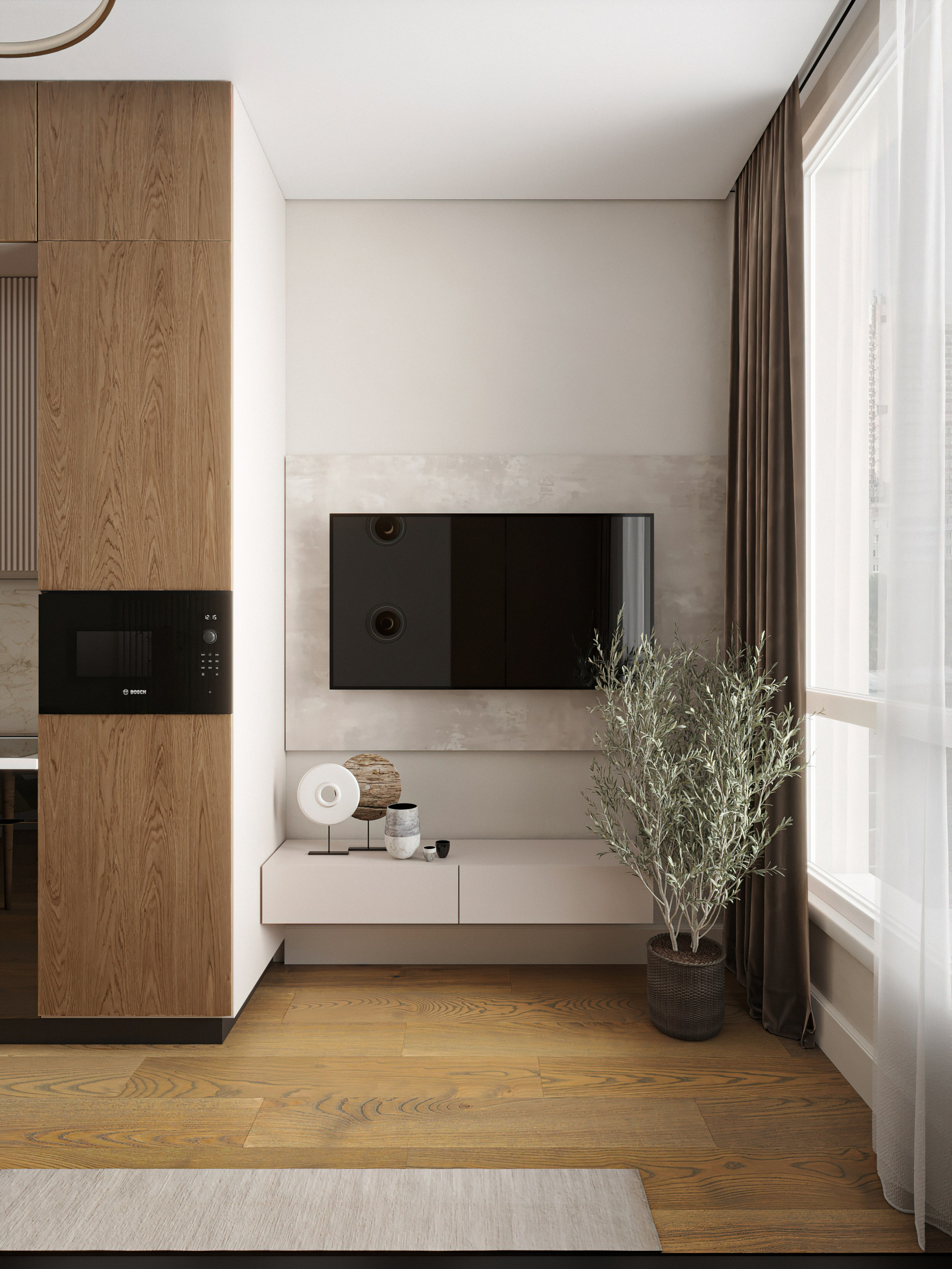 Квартира 44 кв. м. Юлия Григорьева — 3D визуализатор