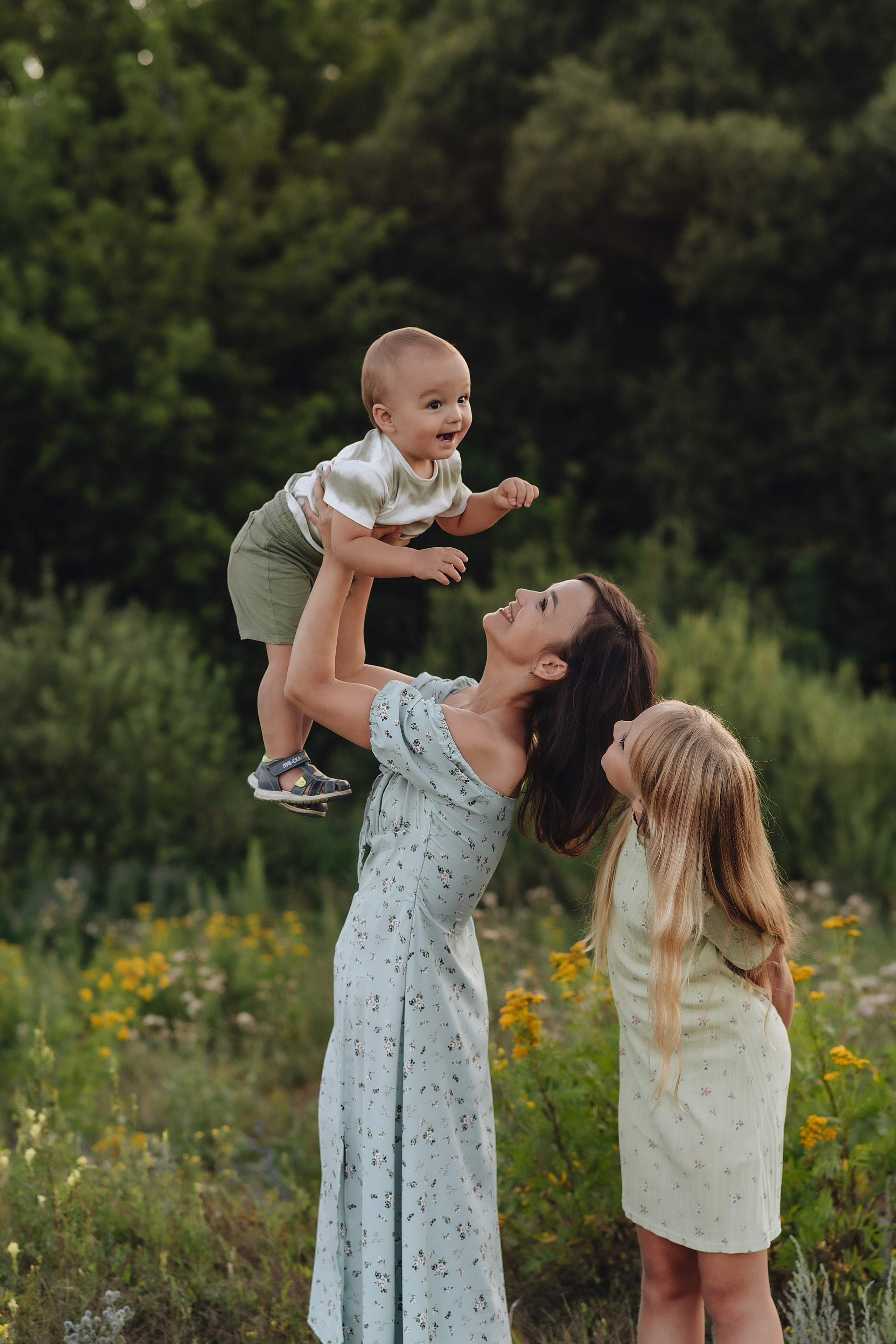 Семейная съемка на закате. Фотограф Карина Шмулёва. Воронеж и область