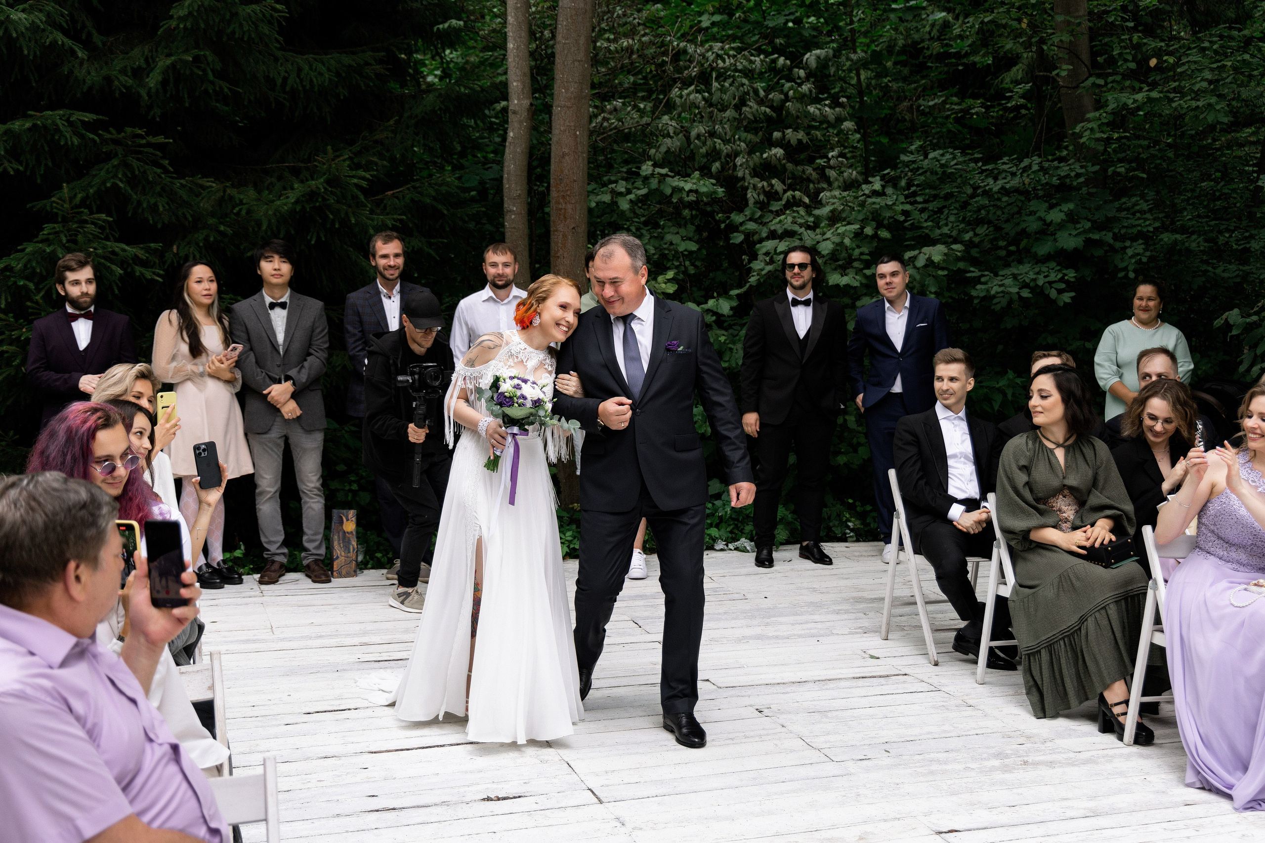 Свадебная церемония у воды. Свадебный фотограф и видеограф в Москве, Виктор Архилюк