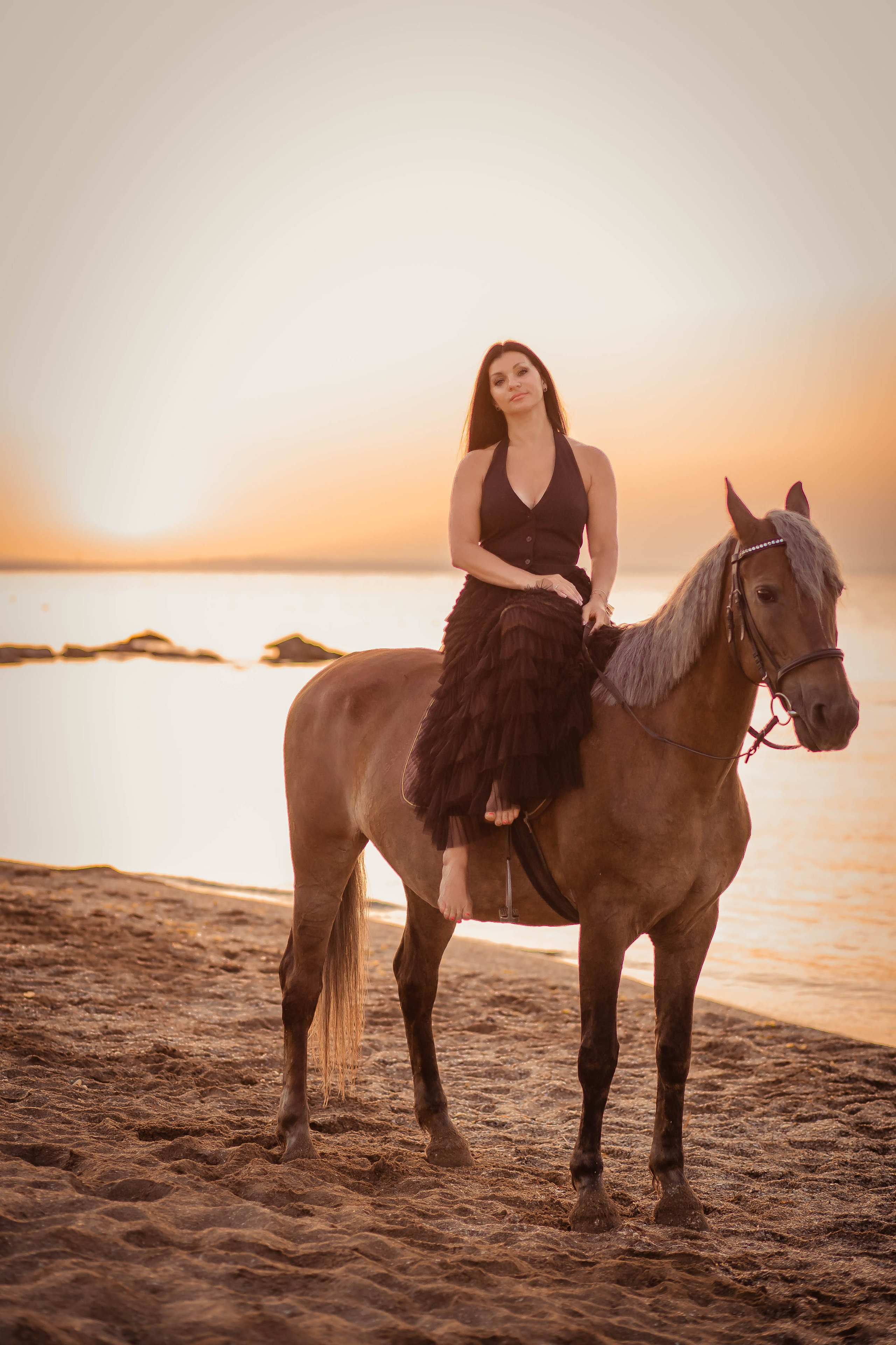 Фотосессия на море с лошадью. Фотограф в Феодосии Наталья Булгакова